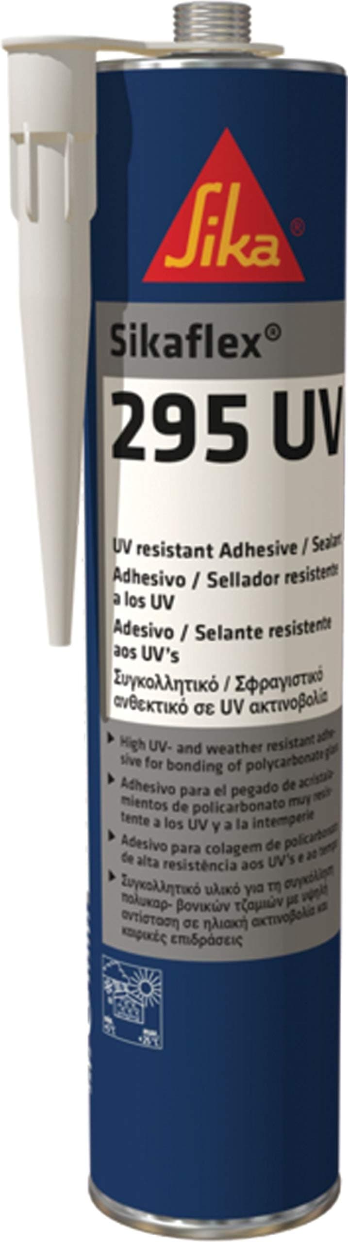 Sika Sikaflex 295UV UV Resistant Adhesive/Sealant - 10.3oz(300ml) Cartridge - White