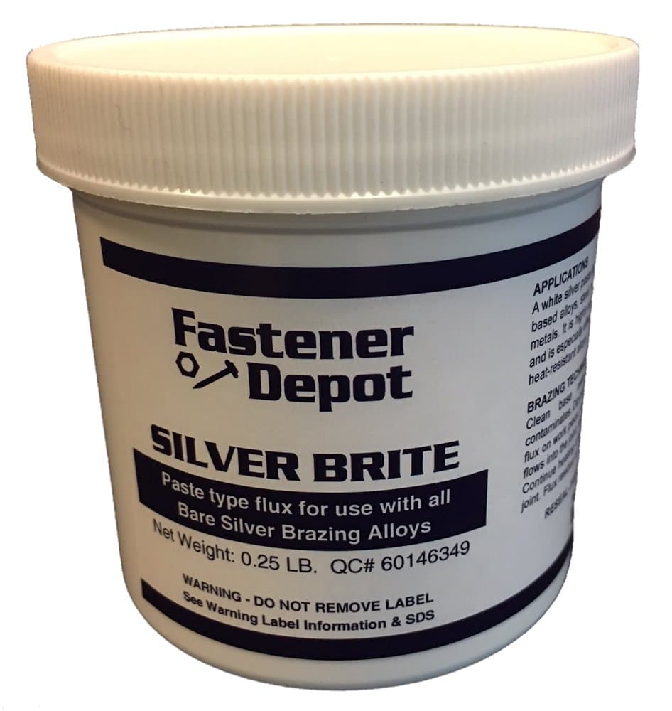 Silver Brazing Paste Flux - White, .25 lb.