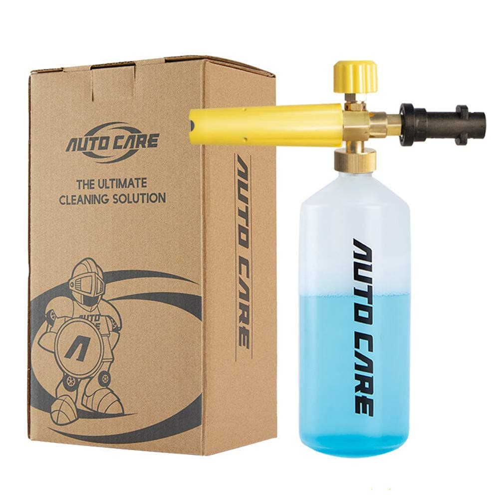Foam Cannon Bottle Adjustable Snow Foam Lance Car Pressure Gun Compatible with Karcher K Series (K2/K3/K4/K5/K6/K7) Pressure Washer,1-Pack