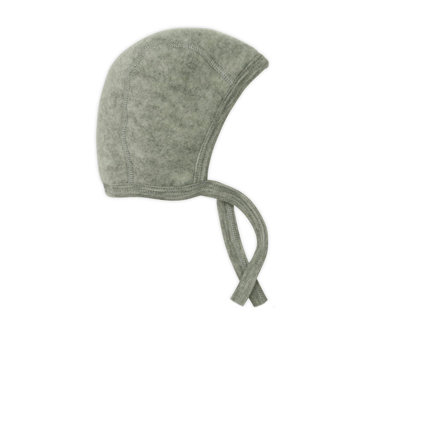 Engel, Baby Bonnet, 100% Organic Wool (0-2 Months (Height 18-22) (EU 50/56), Light Grey Melange)