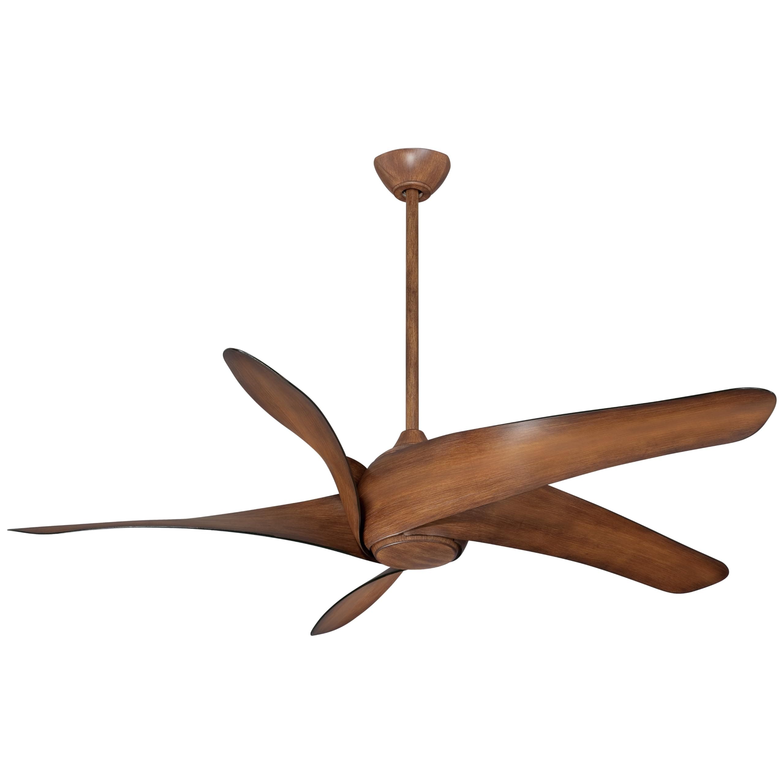 F905L-DK Artemis XL5 62 Inch Ceiling Fan with LED Light and DC Motor in Distressed Koa Finish