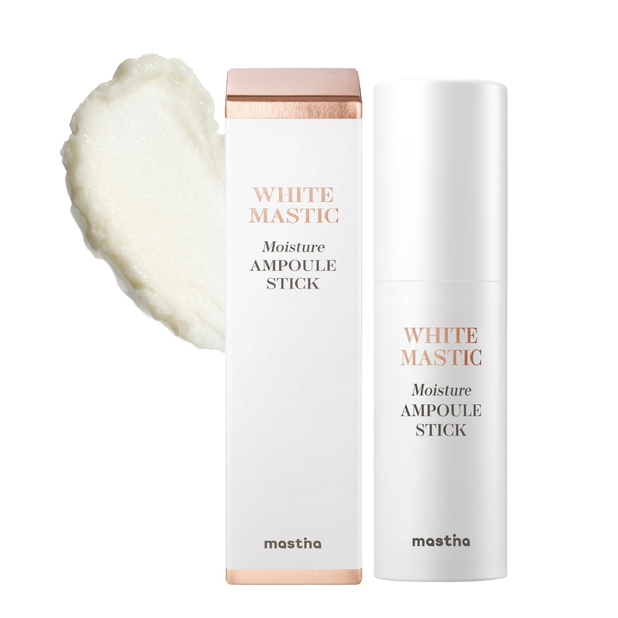 White Mastic Wrinkle Bounce Multi Balm Stick (0.35oz), Korean Anti-Aging Face Balm with Mastic & Vegan Collagen for Fine Lines, Neck Wrinkles & Radiant Glow, On-the-Go Hydration