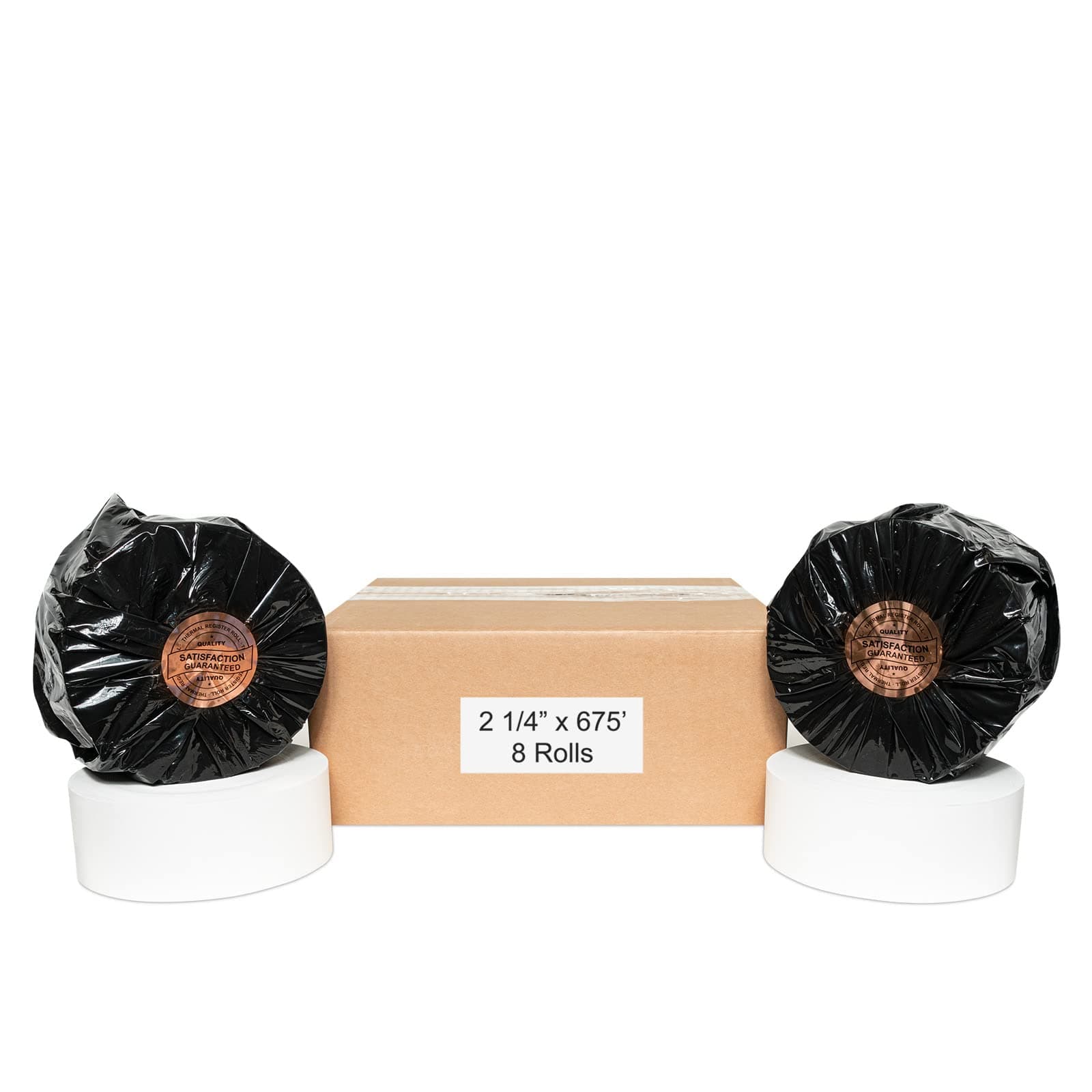 2 1/4" x 675' HEAVY WEIGHT THERMAL ATM RECEIPT PAPER 8 ROLLS / CASE