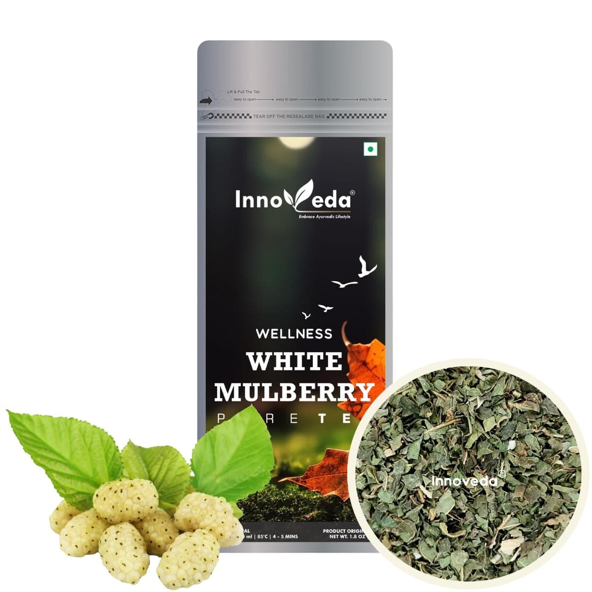 White Mulberry Leaf Tea 50 Tea Cups Help Improve Eyesight, Nourish liver