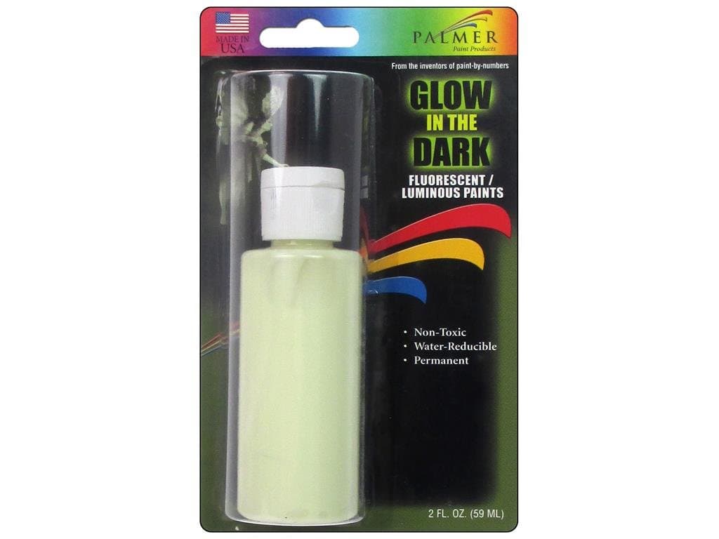Palmer Paints Palmer Acrylic Paint 2oz Glow in The Dark Luminous, 2 oz
