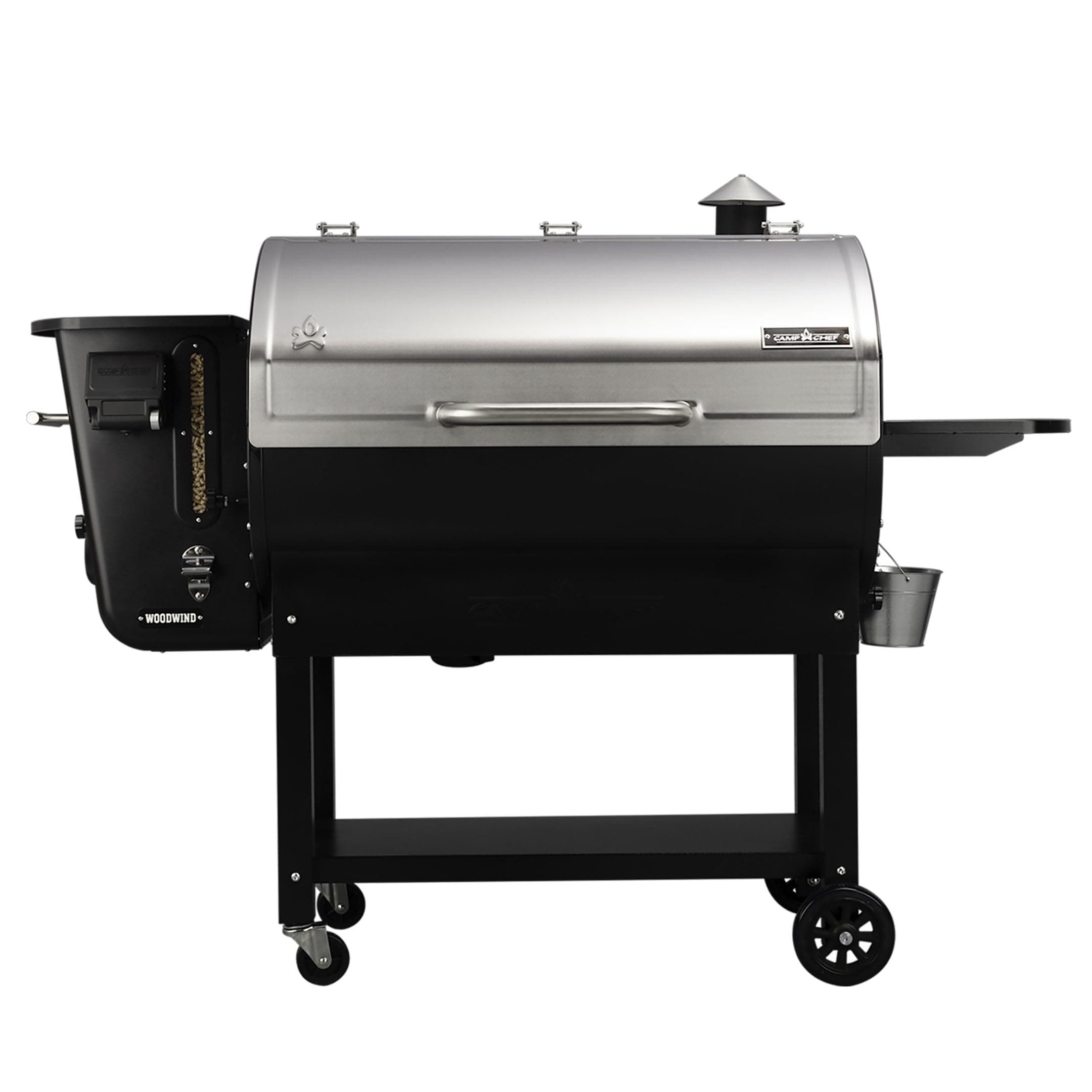 Camp Chef Woodwind WIFI 36" Grill with Sidekick Flat Top - Pellet Grill & Smoker for Outdoor Cooking - Bluetooth & WIFI Connectivity - 160°F to 500°F Range - 1236 Sq In Total Rack Surface Area