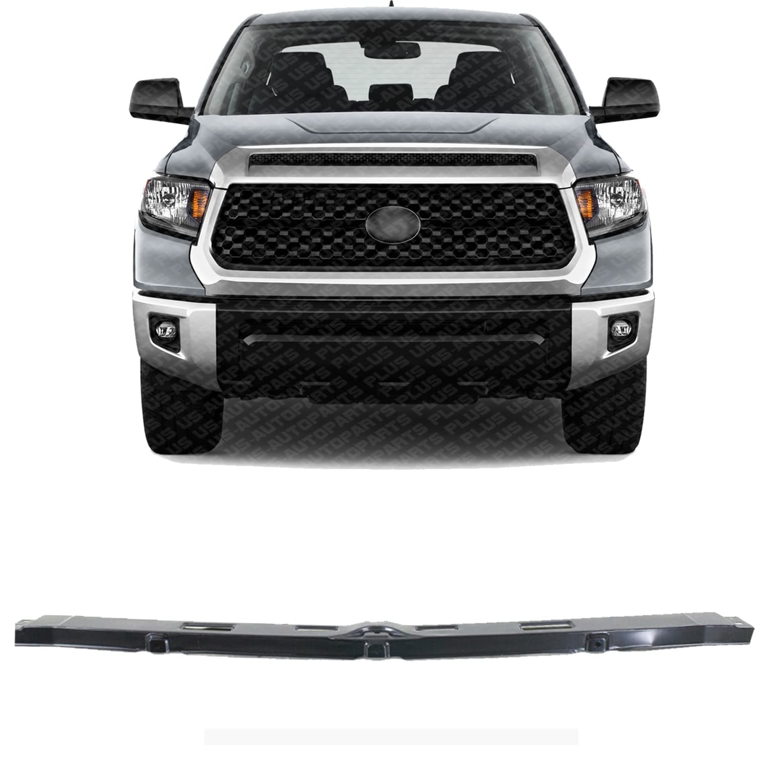 US AUTO PARTS PLUSNew Front Bumper Center Retainer Direct Replacement For Toyota Tundra 2014-2021 525210C070 TO1010103