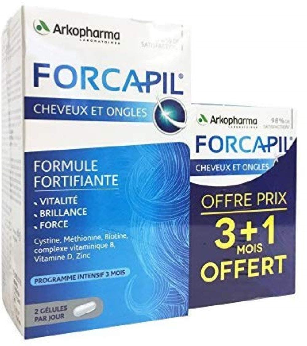 Fortifying Formula for Hair and Nails 180 capsules + 60 capsules for free