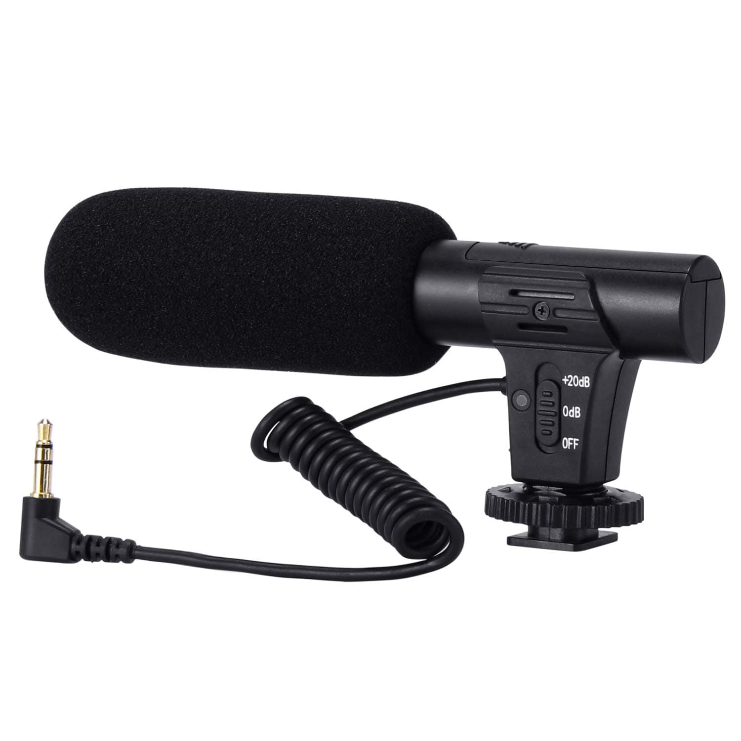 Video Microphone, Camera Microphone for Canon, Sony, Nikon, DSLR Camera/DV, Photography Interview Microphone with 3.5mm Interface (Not for Canon T5i,T6)