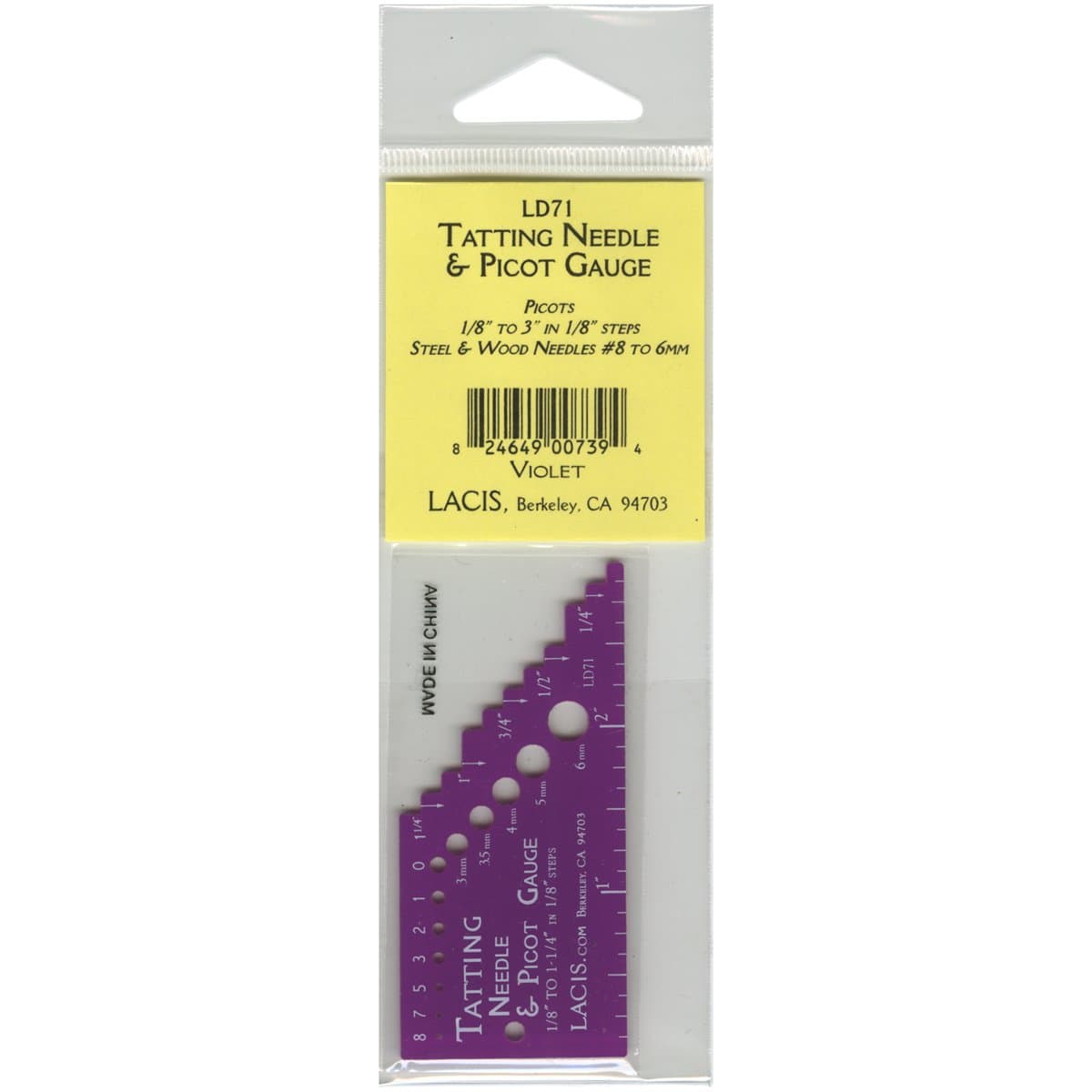 LacisTatting Needle and Picot Gauge