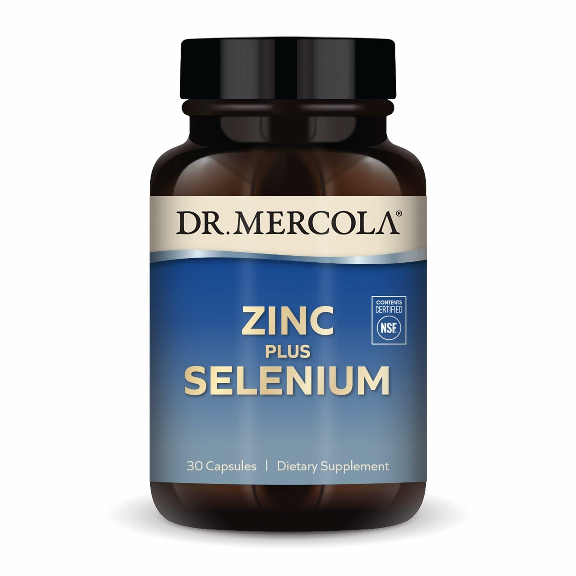 Zinc Plus Selenium Dietary Supplement, 30 Servings (30 Capsules), Supports Immune and Overall Health, Non GMO, Soy Free, Gluten Free