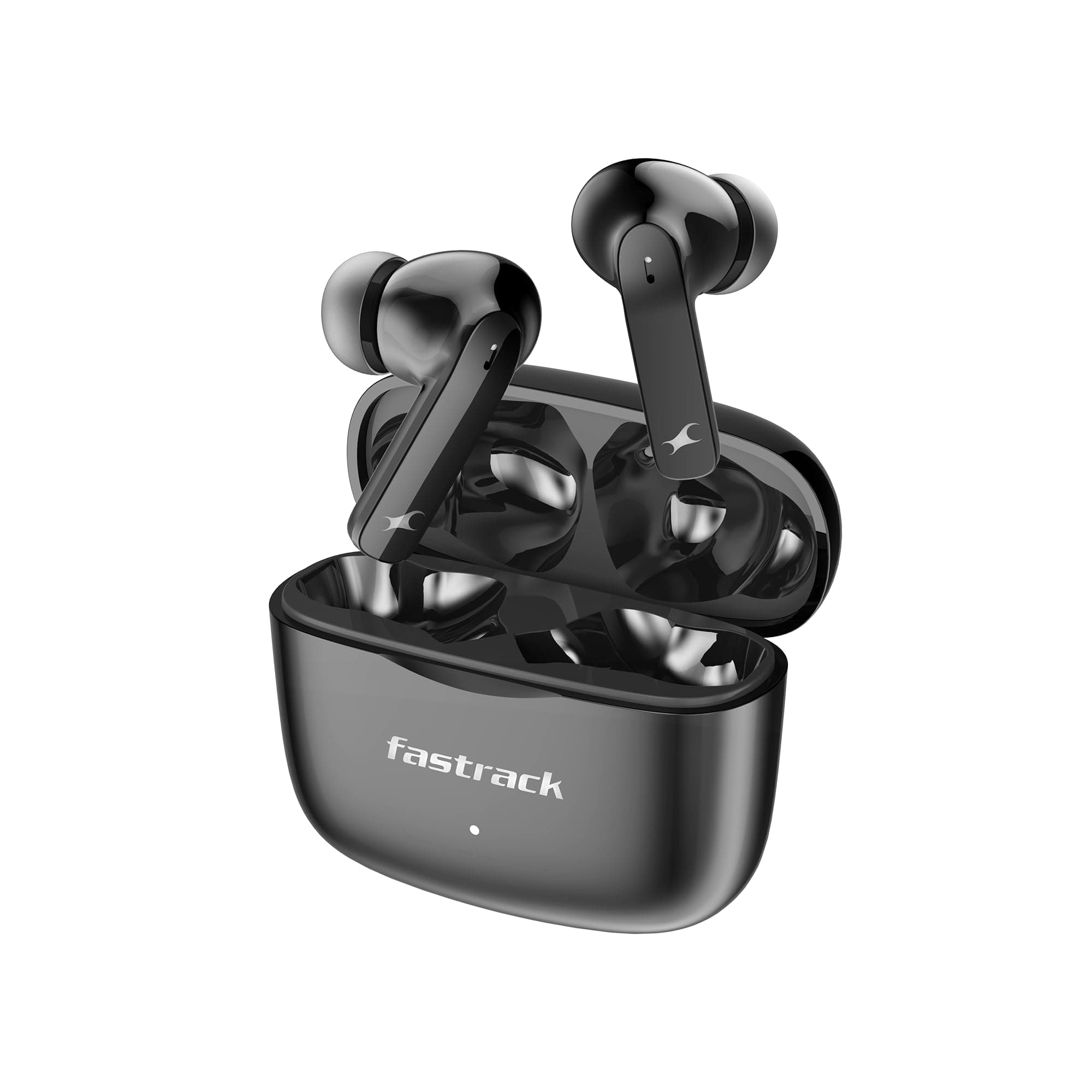 Fastrack Fpods FE100|BT5.4 TWS in Ear Earbuds, 40Hrs Playtime, Touch control, 13mm Extra Deep Bass Drivers, Dual Mic ENC for Crystal Clear Calls, Low Latency Gaming Mode Upto 60ms -120 Mins in 10 Mins