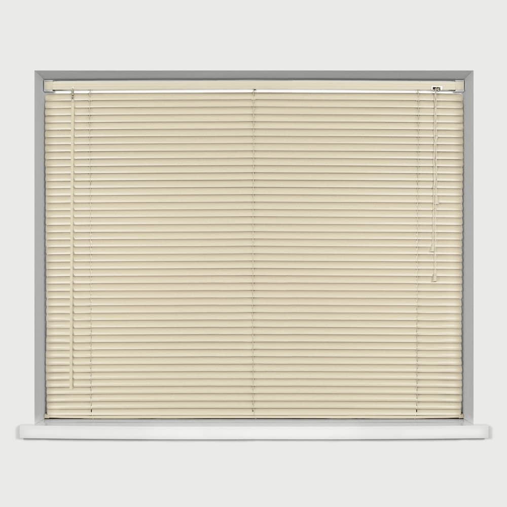 *SALE* CREAM EASYFIT PVC Venetian blinds * BLIND AVAILABLE WIDTHS 45 CM TO 210 CM, UP TO 210cm DROPS AND IN BLACK WHITE AND CREAM * 45 x 210 5060037207938