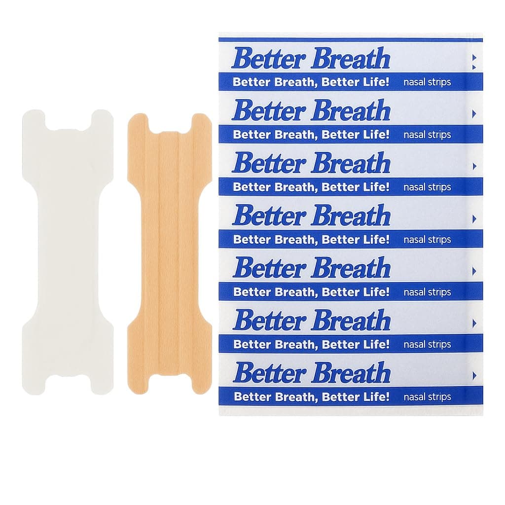 Better Breath Nasal Strips – 100 Count | Anti-Snoring Nose Strips | Drug-Free Nasal Aid | Large Size (66×19mm) | Opens Nasal Passages | Relieves Congestion | Sleep Better