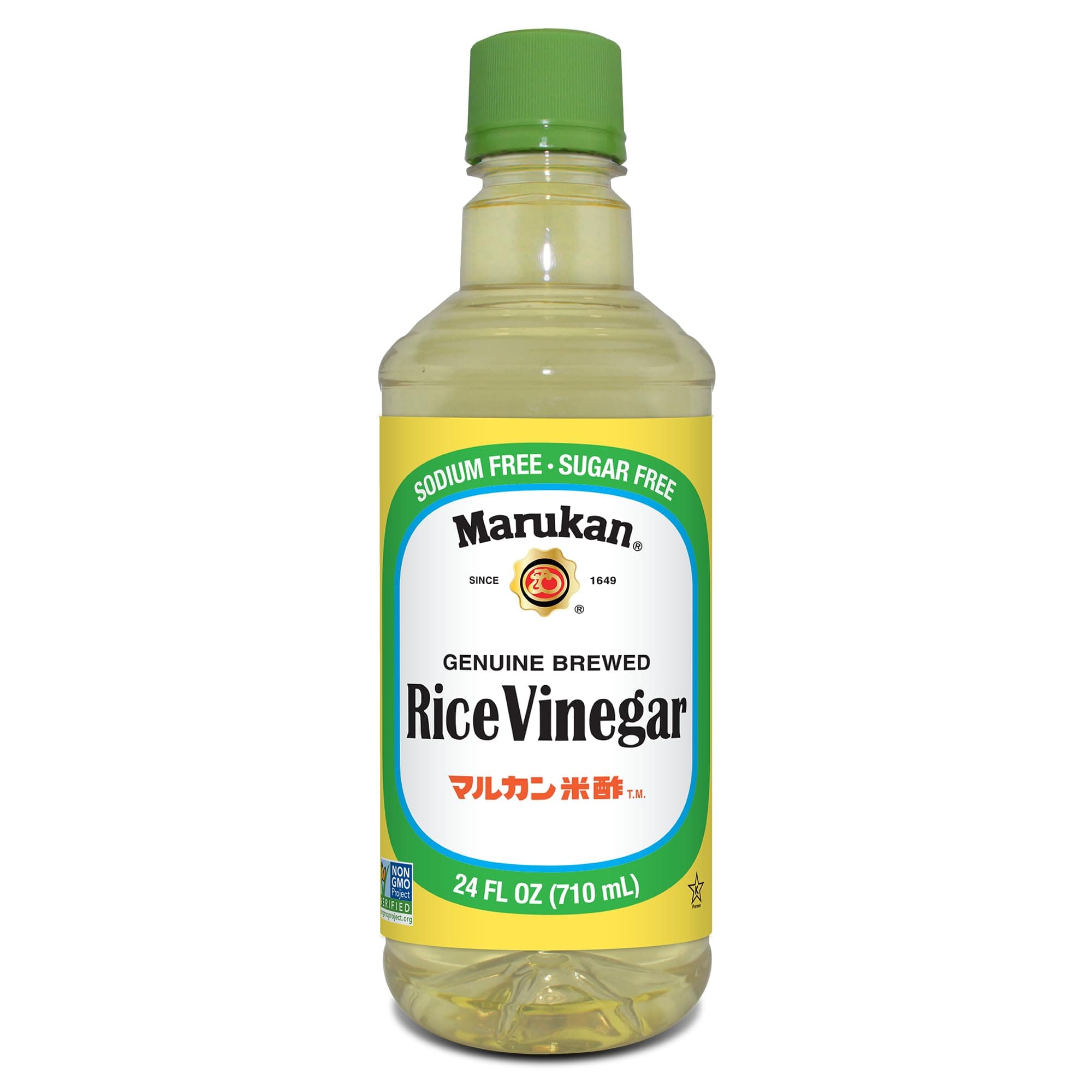 Genuine Brewed Rice Vinegar for Enhancing Flavor & Cooking, Unseasoned (24 fl oz)