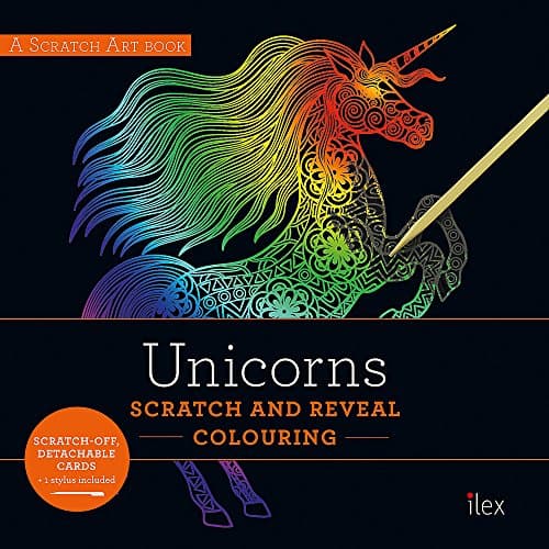 UNICORNS: Scratch and Reveal Colouring: Colourful cards to scratch, reveal and display (A Scratch Art book)