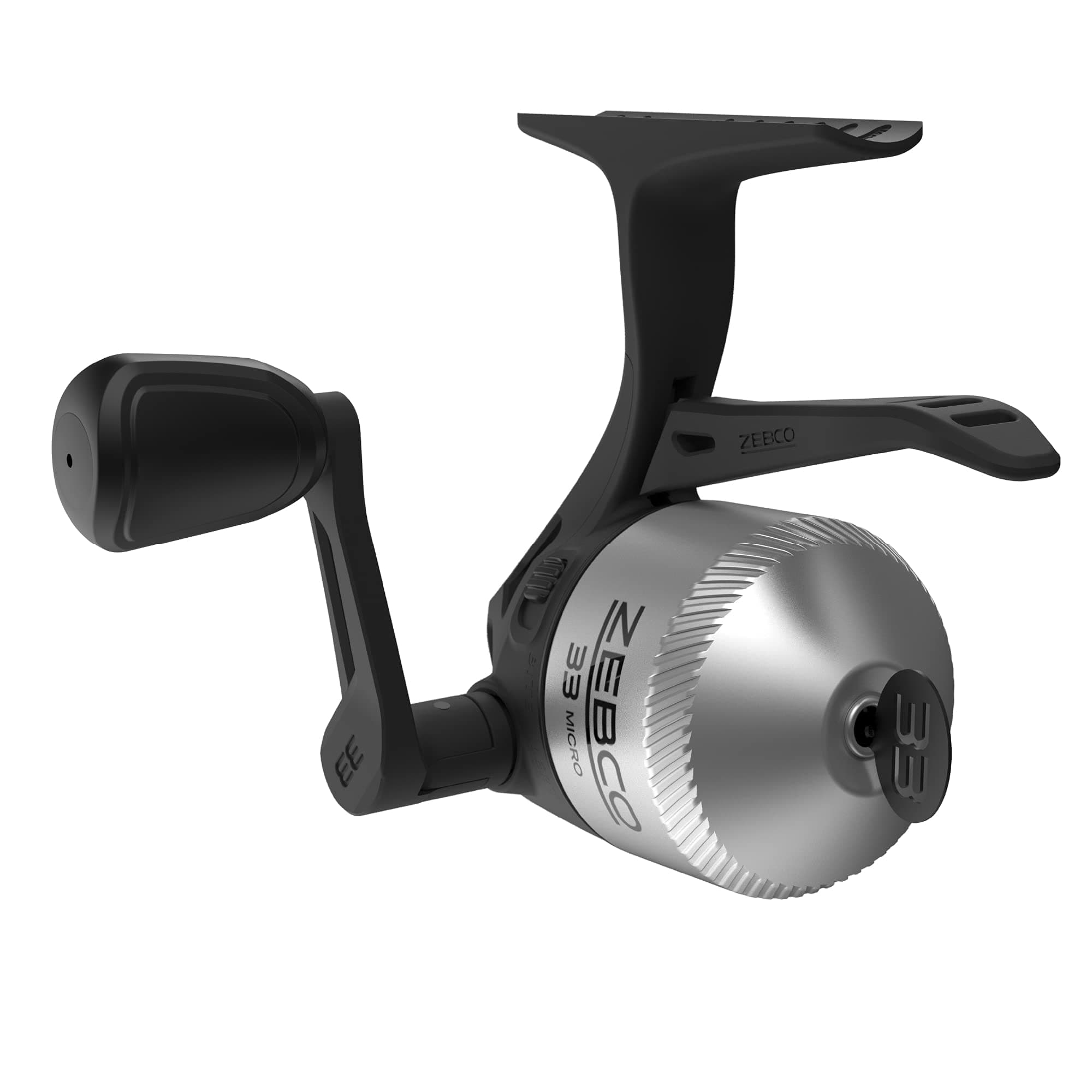 33 Spincast Fishing Reel, Changeable Right or Left-Hand Retrieve, Built-in Bite Alert, All-Metal Gears, Pre-Spooled with Zebco Cajun Line