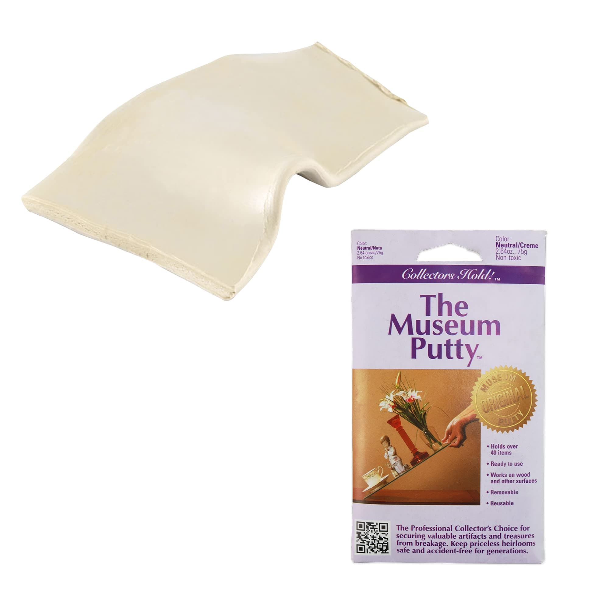 99111 2.64-Ounce Museum Putty, Neutral/Crème , White