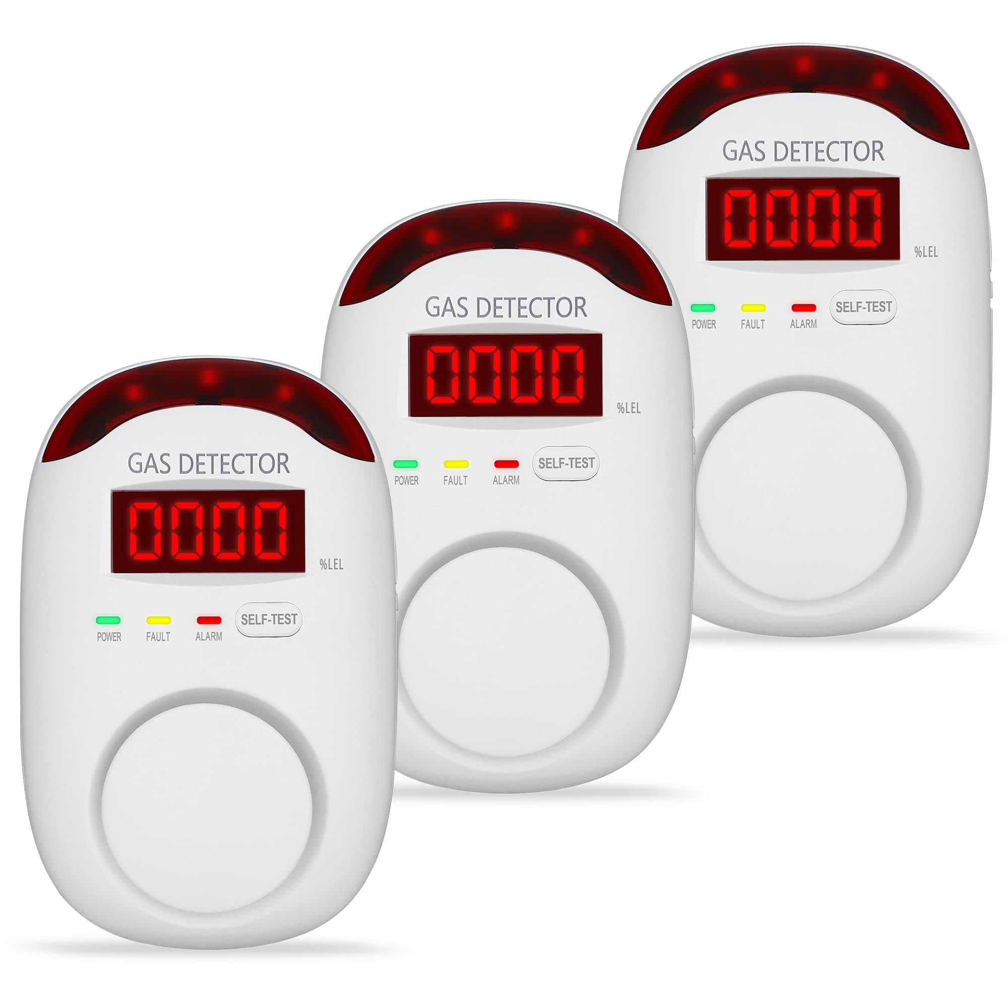 3 Packs Natural Gas Detector