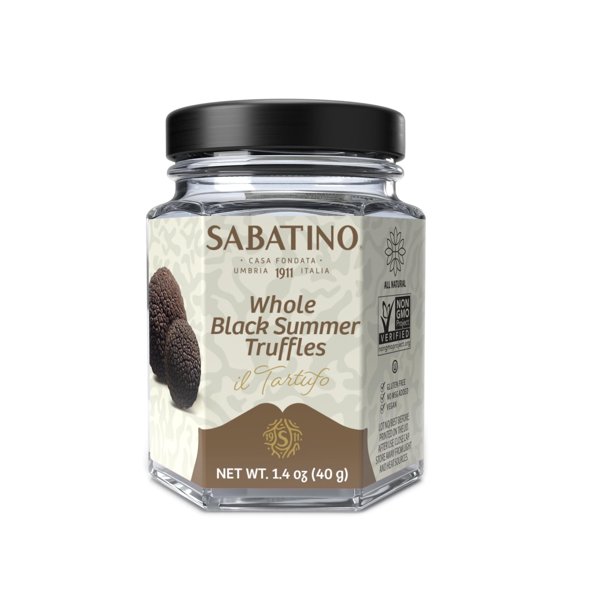 Sabatino Tartufi Whole Black Summer Truffle, 1.4 Ounce