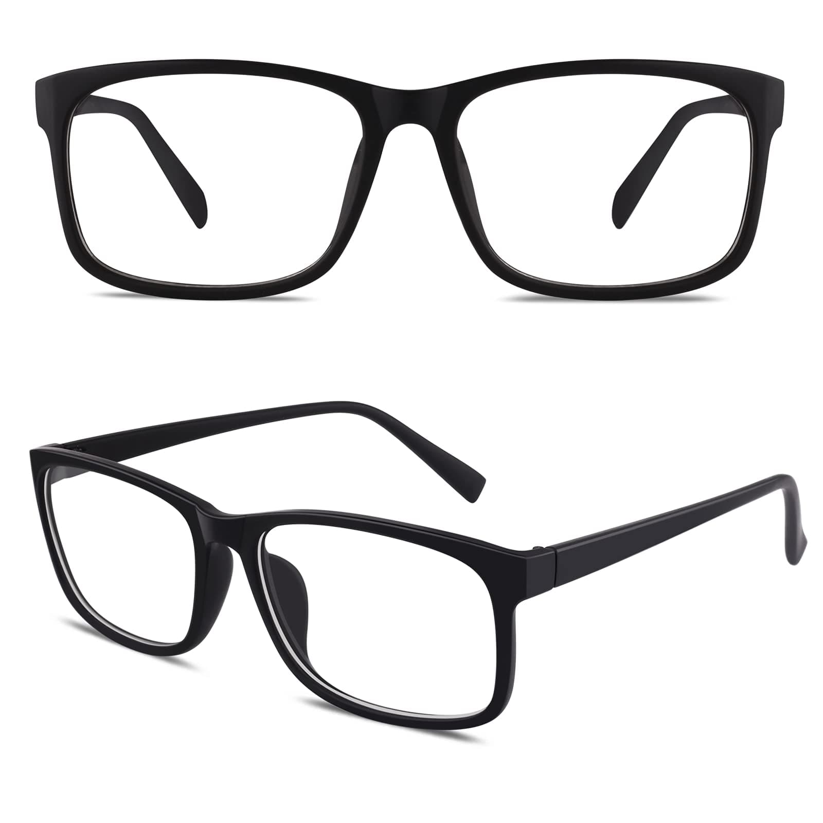 Happy Store CN12 Casual Fashion Basic Square Frame Clear Lens Eye Glasses