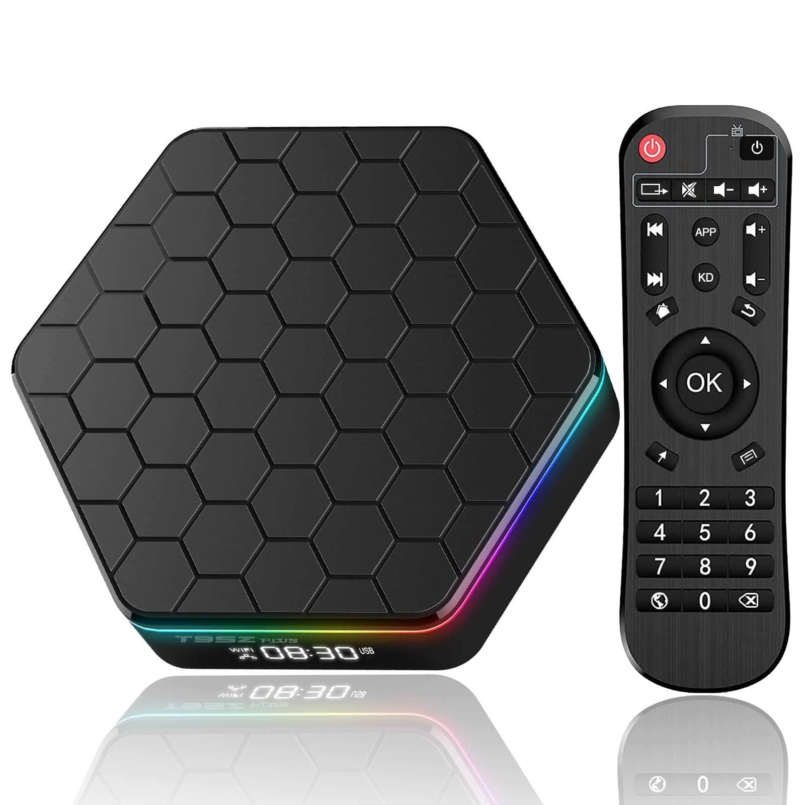 EASYTONE Android TV Box 12.0,Z Plus Android TV Box 4GB 32GB Allwinner H618 Quad core Chipest 2023 Newest 6K TV Box with WiFi6 2.4/5G Dual-WiFi 3D Bluetooth 5.0 Ethernet 100M