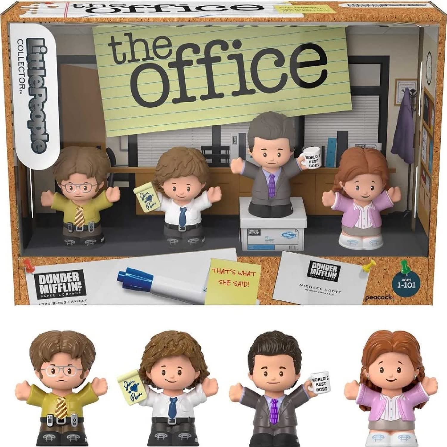 Fisher Price - Little People Collector The Office 4-Pack