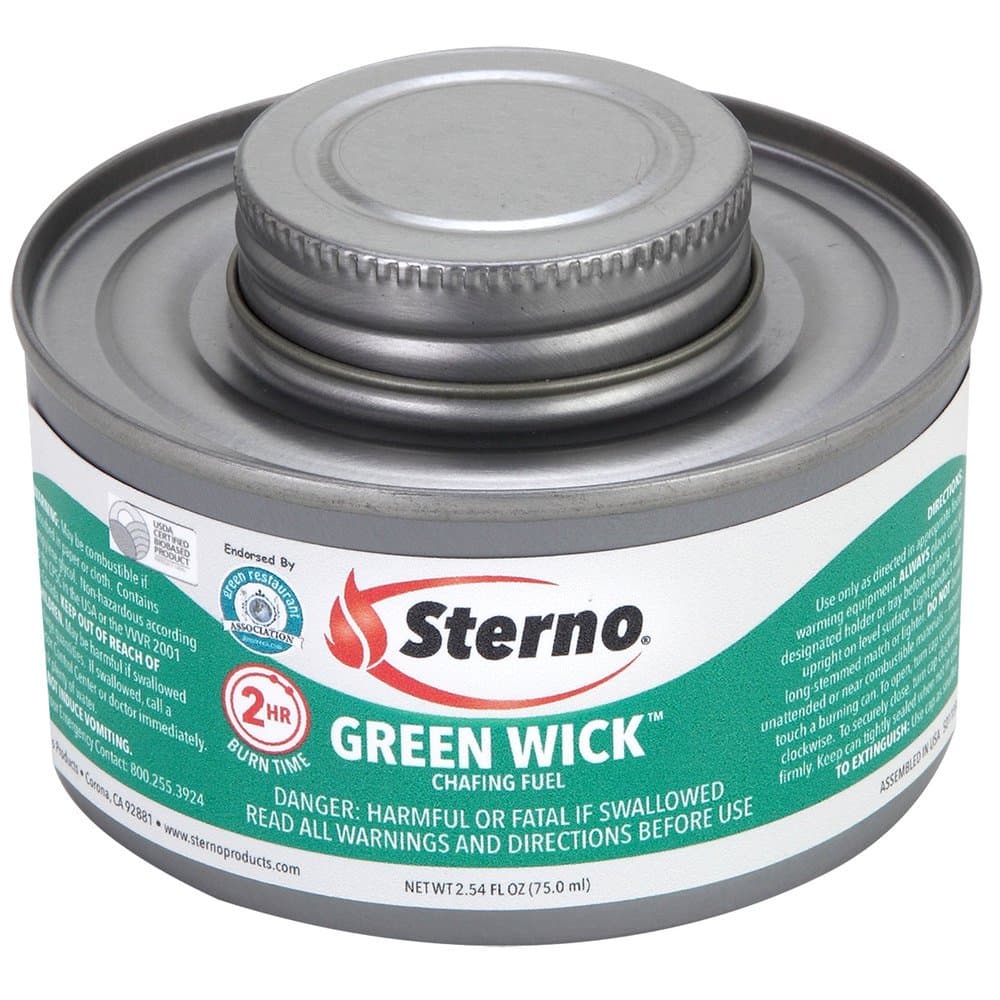 Sterno Products 10258 2 Hour Green Wick Chafing Fuel - 36/Case