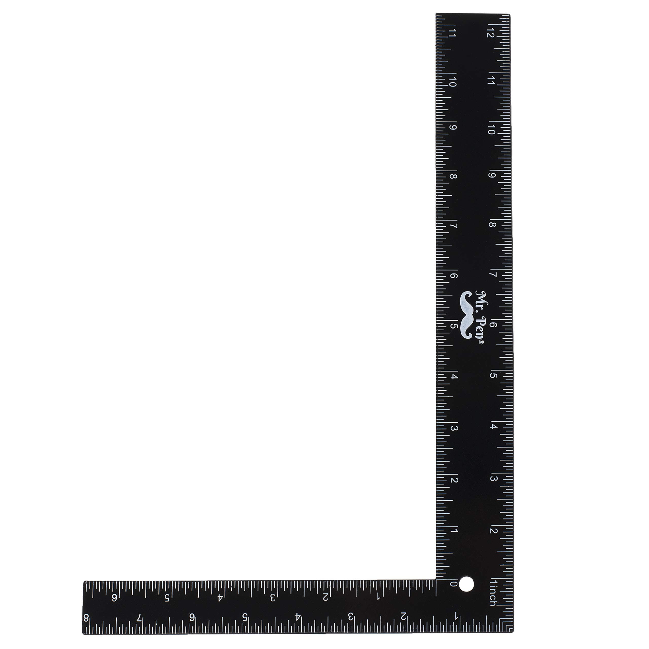 Mr. Pen- Carpenter Square, 20Cm X 30Cm, L Square Ruler, Right Angle Framing Tools, Metal Steel