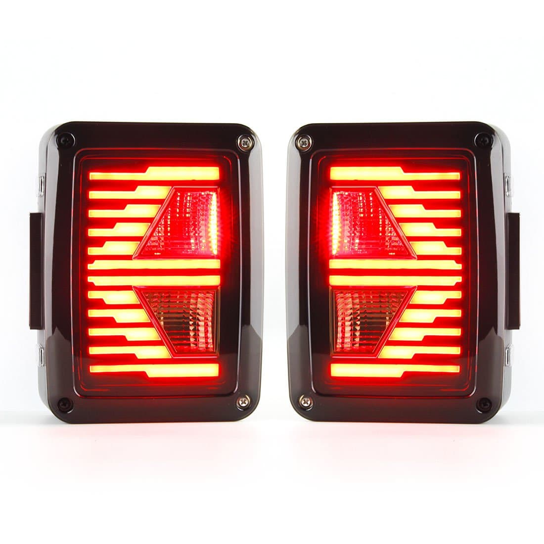 SKTYANTS LED Rear Tail Light Tail Lamp Replacement brake drive running reverse signal light for Je-ep Wr-angler 2007-2016(2 pcs)