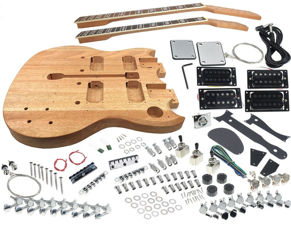Solo DSGK-10 DIY Double Neck Electric Guitar Kit