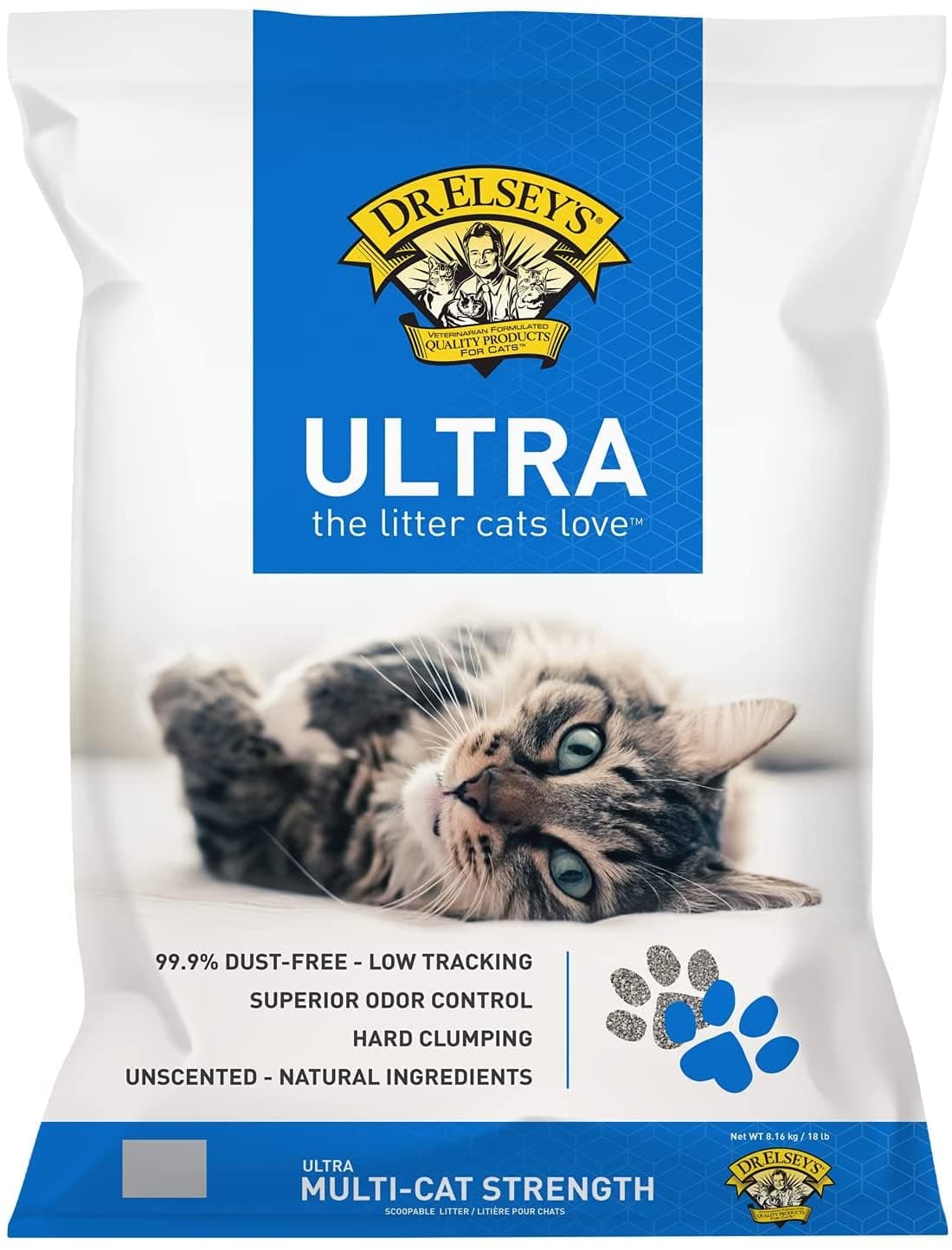 Precious Cat Dr. Elsey's Ultra Cat Litter, 8.16 kg