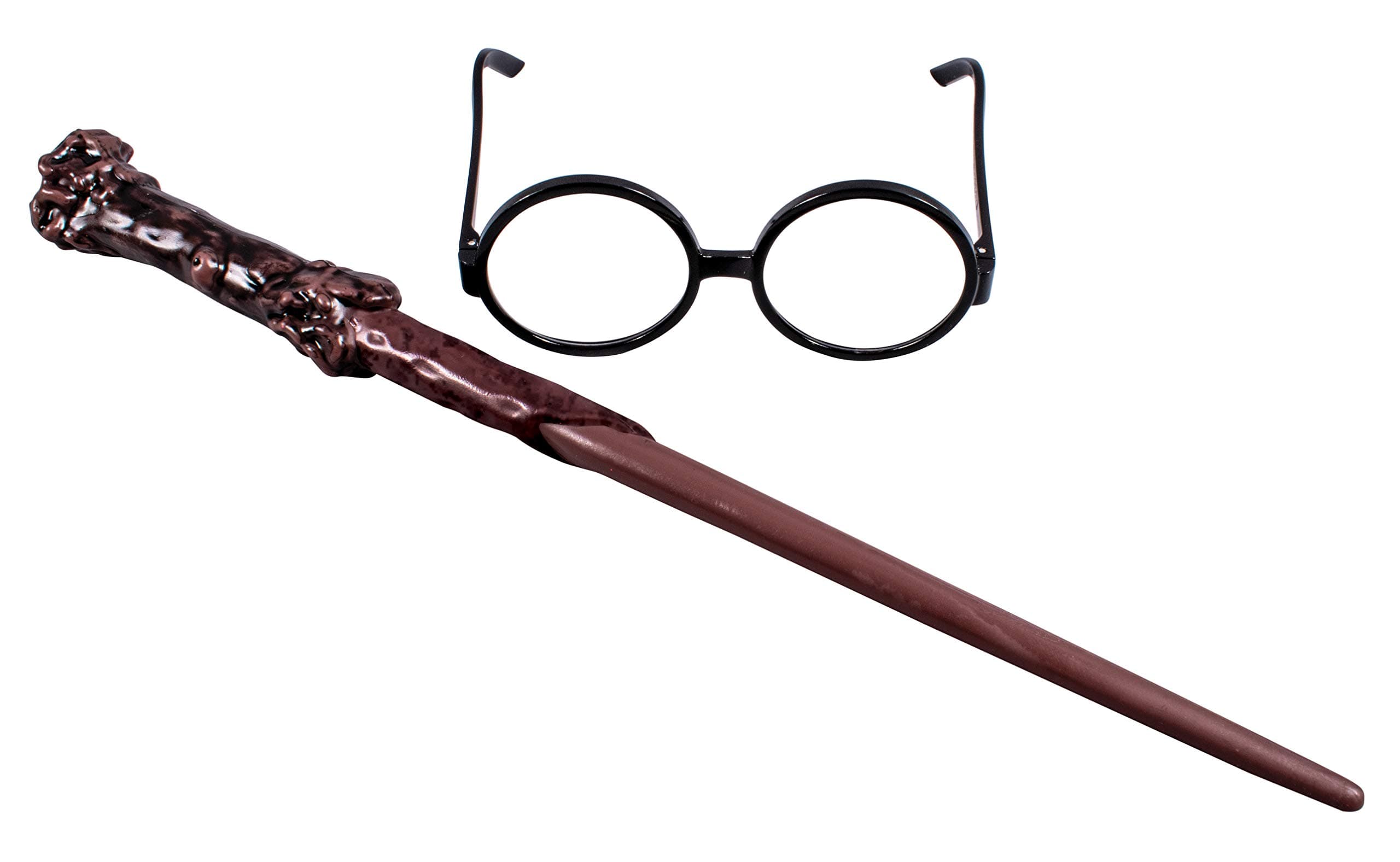 Disguise Harry Potter Accessories Set, Costume Wand and Glasses Kit