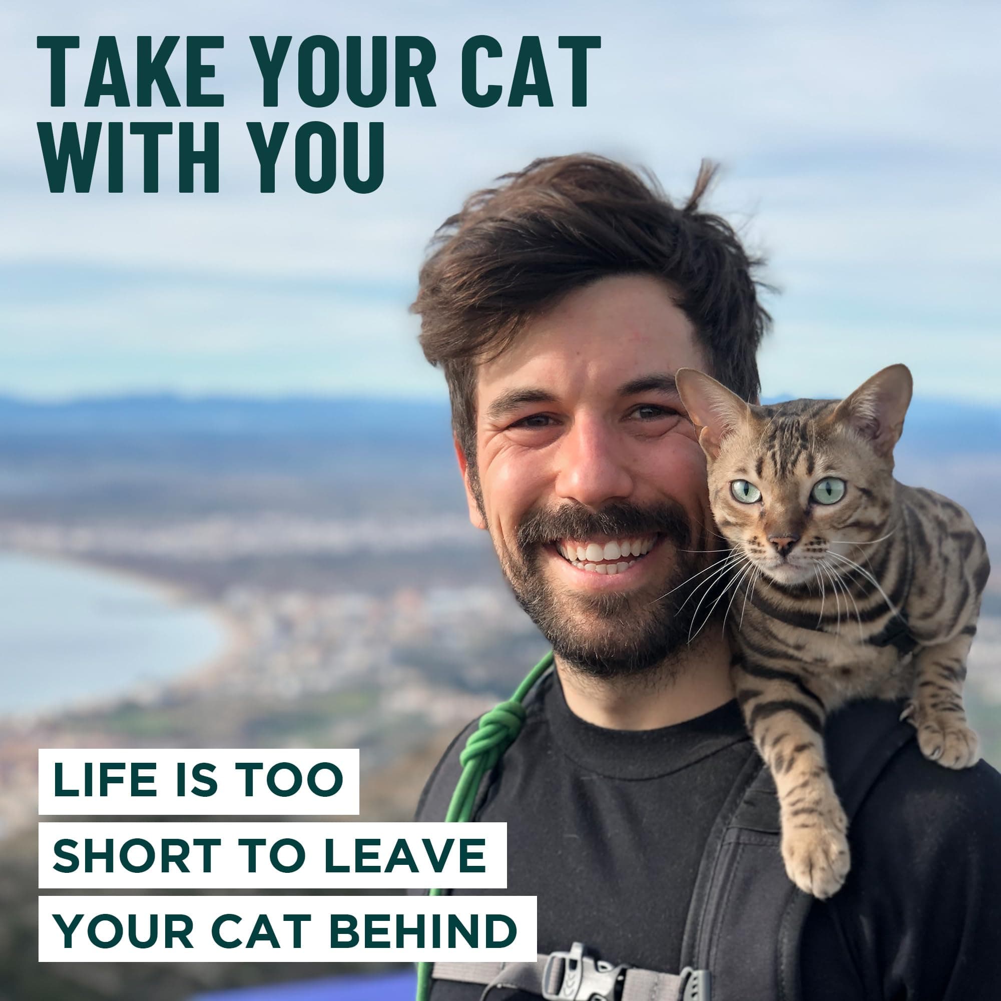 Houdini™ Escape Proof Kitten Harness and Leash Set by OutdoorBengal – Red, Small Cat Harness for Walking