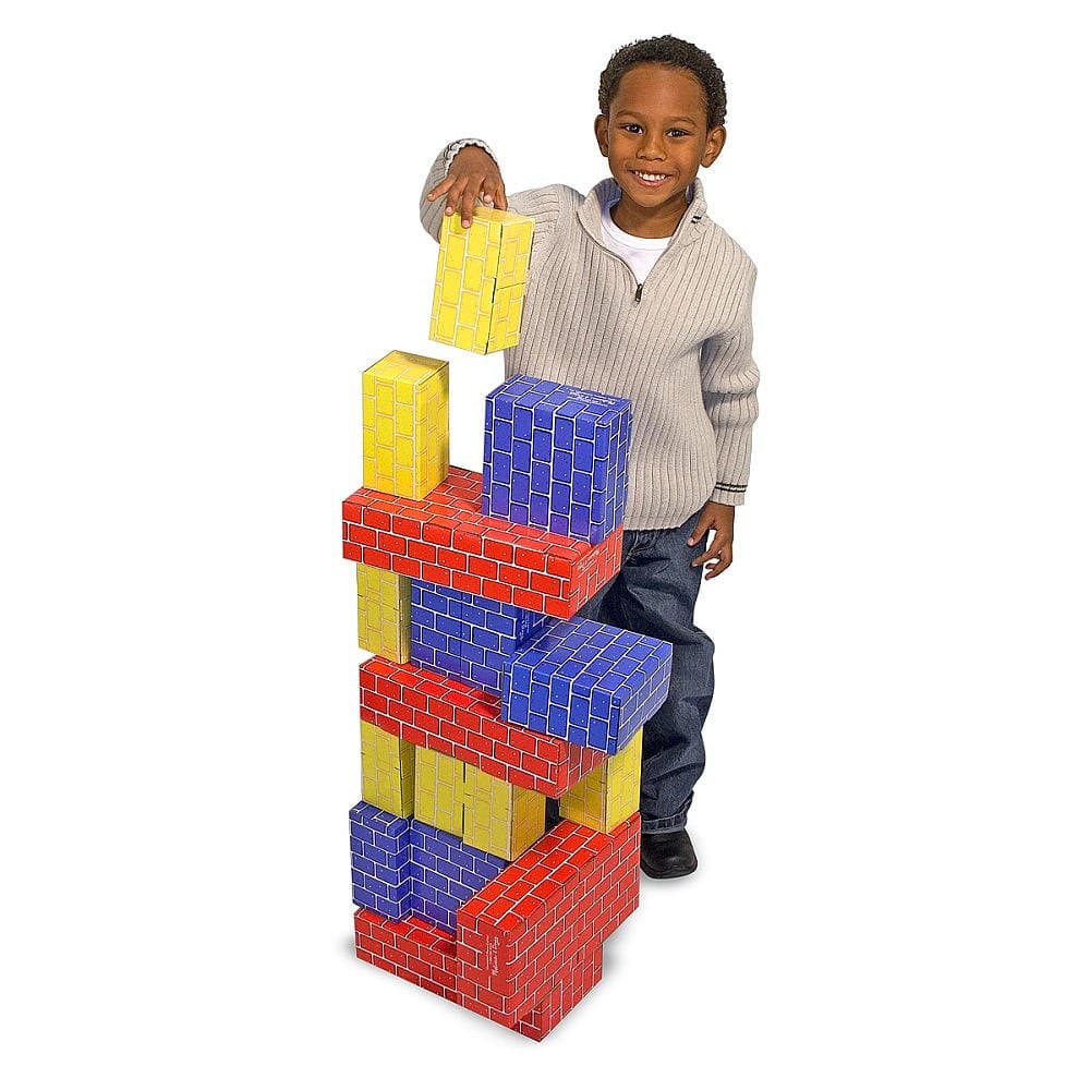 Melissa & Doug Jumbo Extra-Thick Cardboard Building Blocks