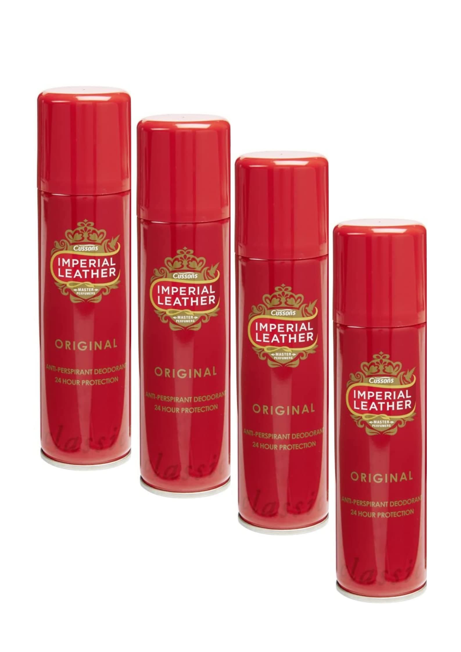 4X Imperial Leather Original Mens Anti-PERSPIRANT Deodorant Spray 150ML