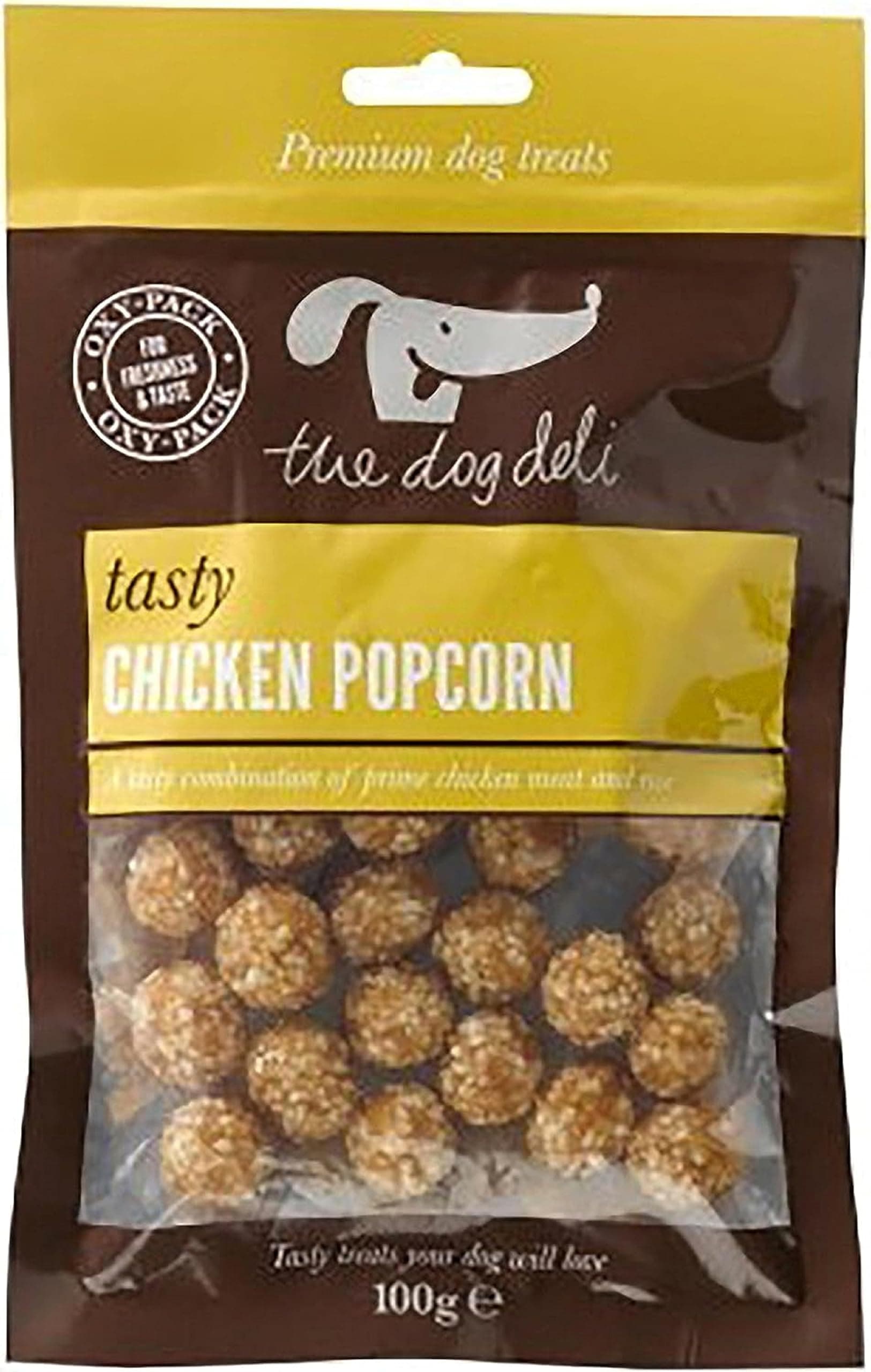 Petface The Dog Deli by Petface Chicken Popcorn, 100 g