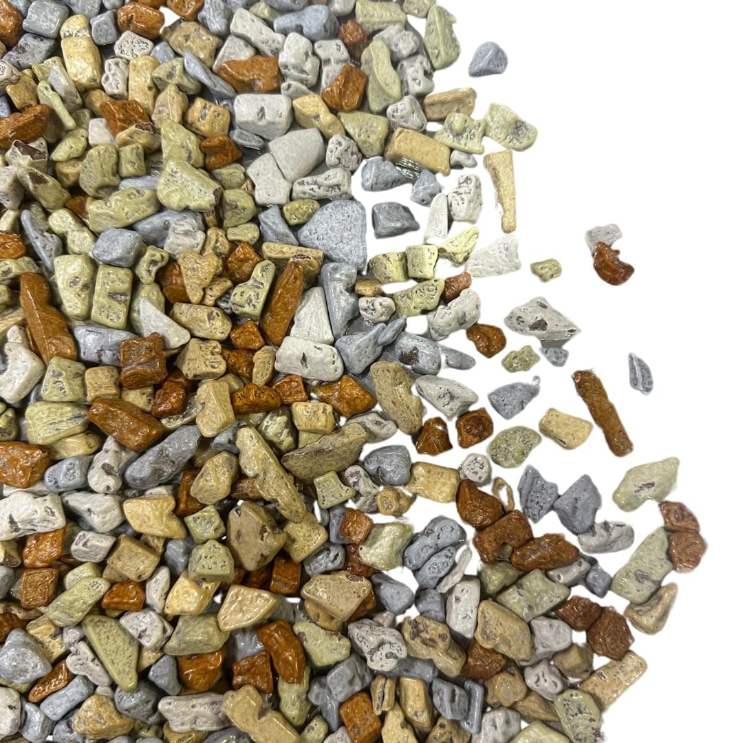 8oz Edible Lakeside Beach Sea Side River Chocolate Rocks For Cake Decoration and Candy Buffets - Ships with Ice Pack