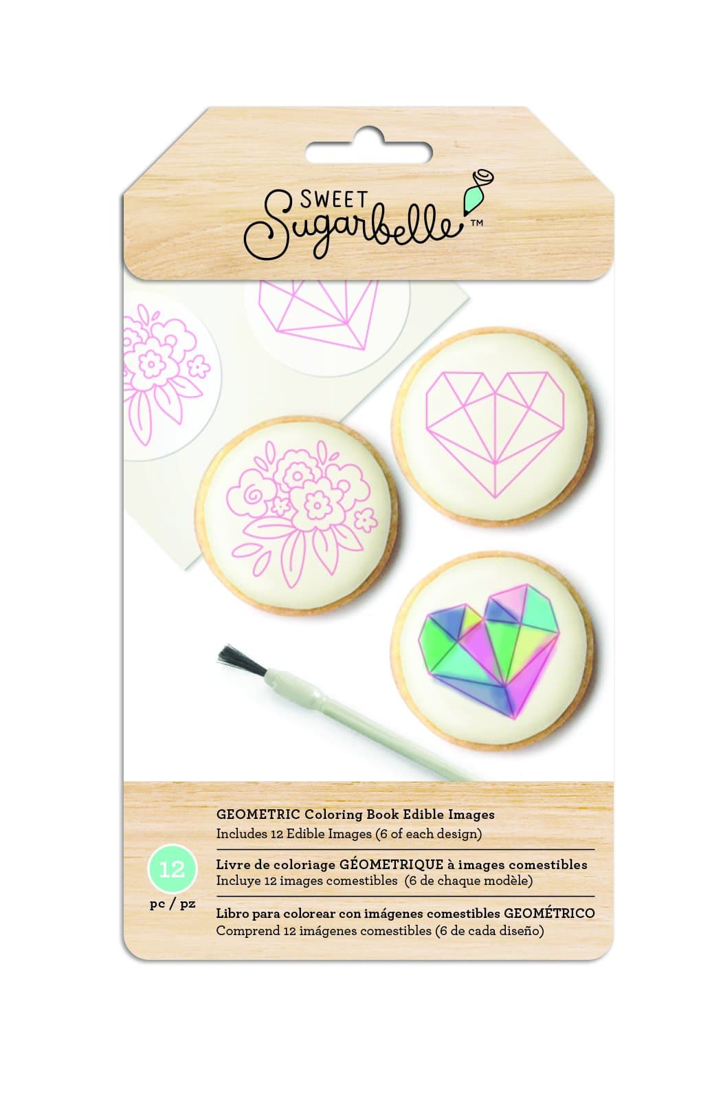 Sweet Sugarbelle Geometric Coloring Book Edible Images