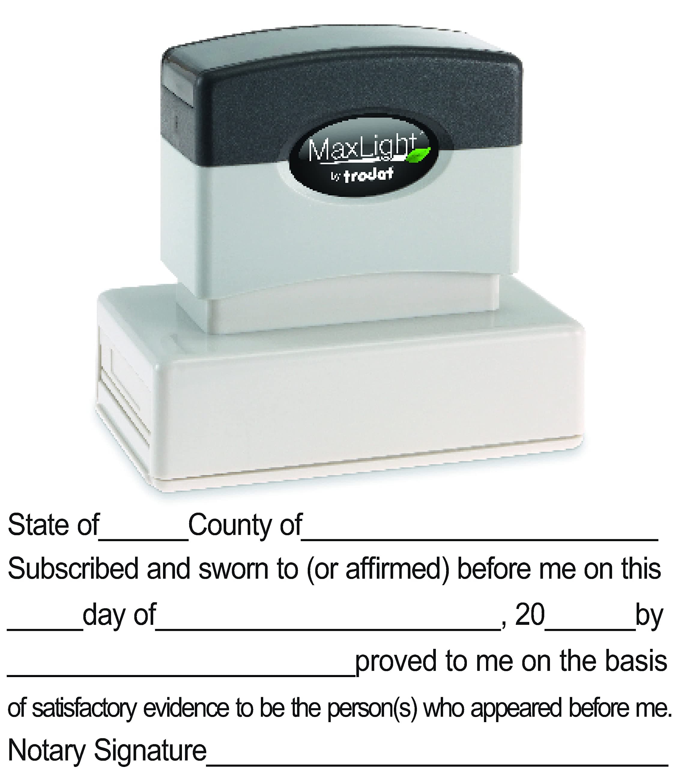 Notary Jurat Stamp