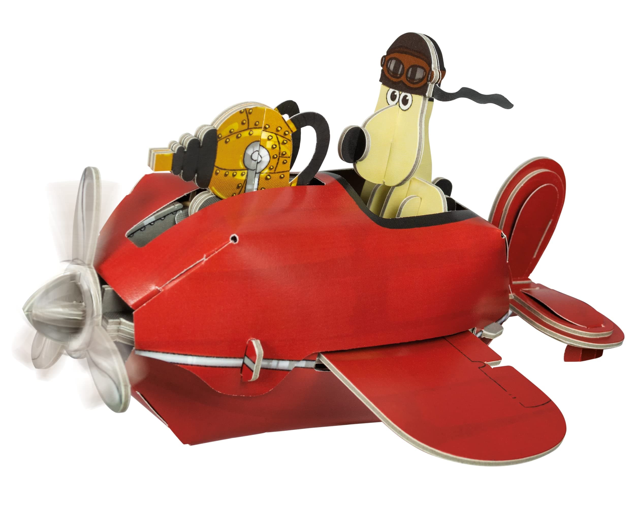 Build Your Own Wallace & Gromit Sidecar Plane - A Close Shave - Cardboard Cra...