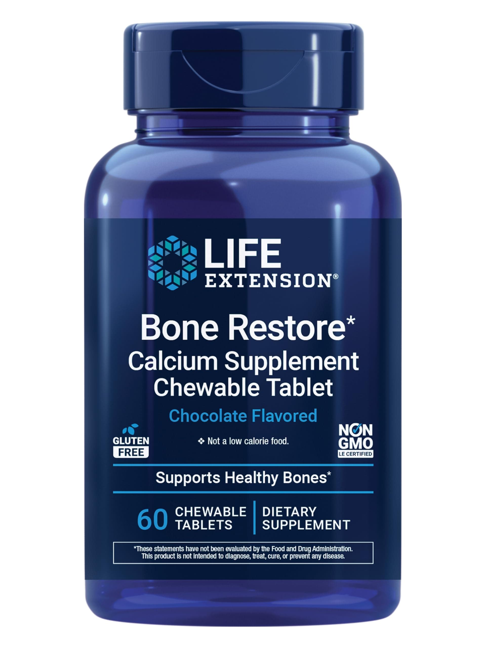Life Extension Bone Restore Chocolate, 60 Tabs (Pack of 1)