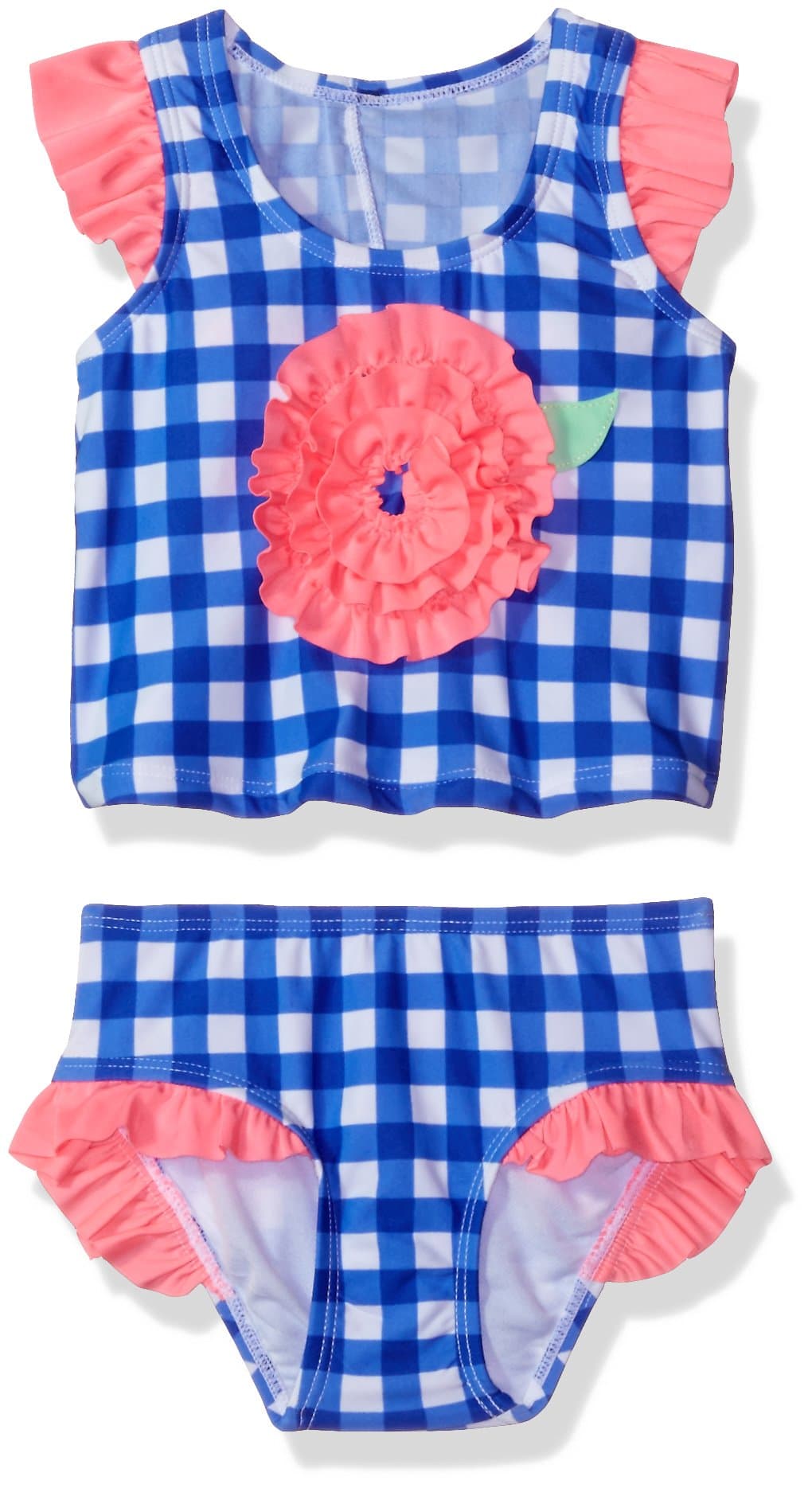 Girls' Summer Skies Gingham Two Piece Tankini Swimsuit