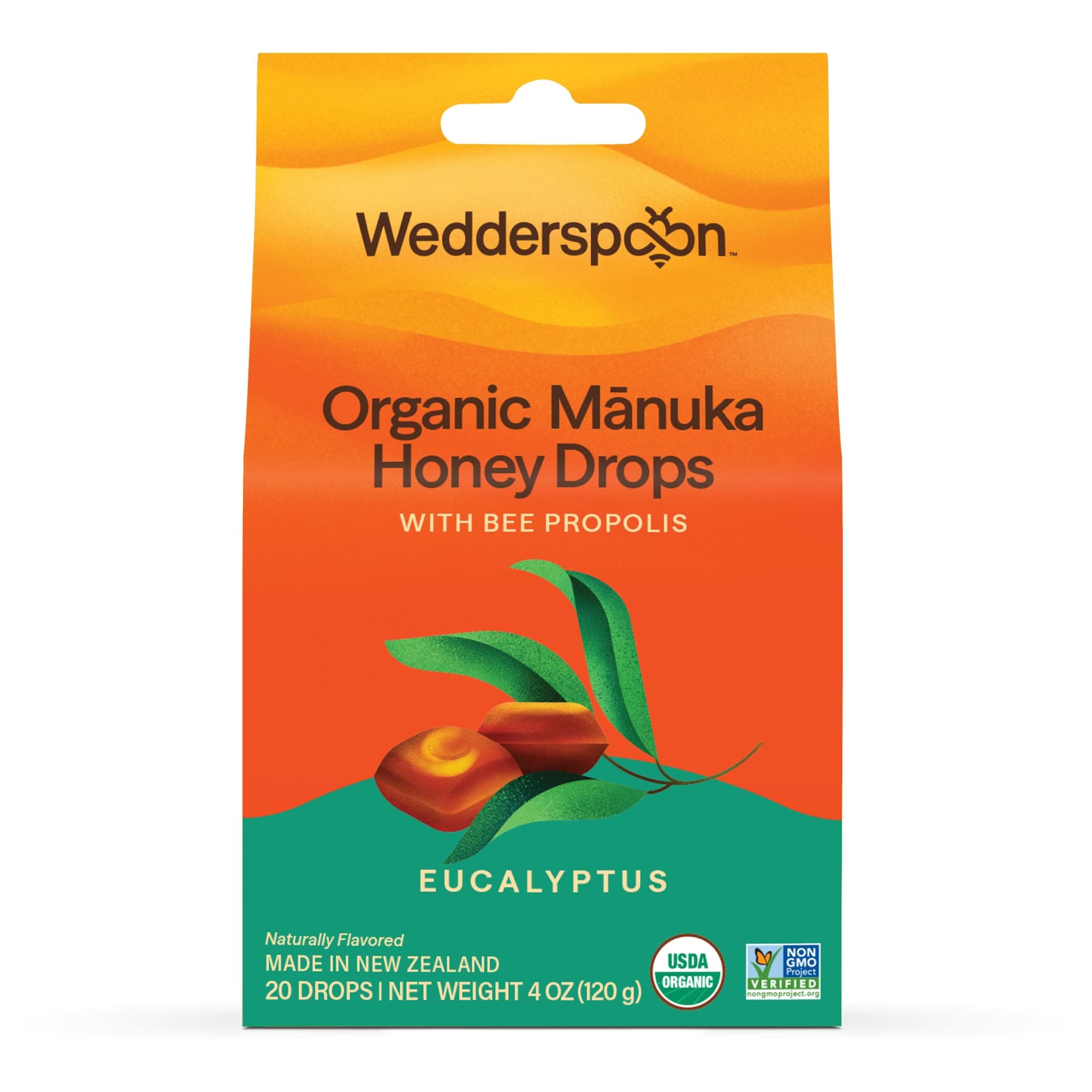 Organic Organic ManUKa Honey Drops, EUcalyptUS 4 Oz (Pack Of 1)