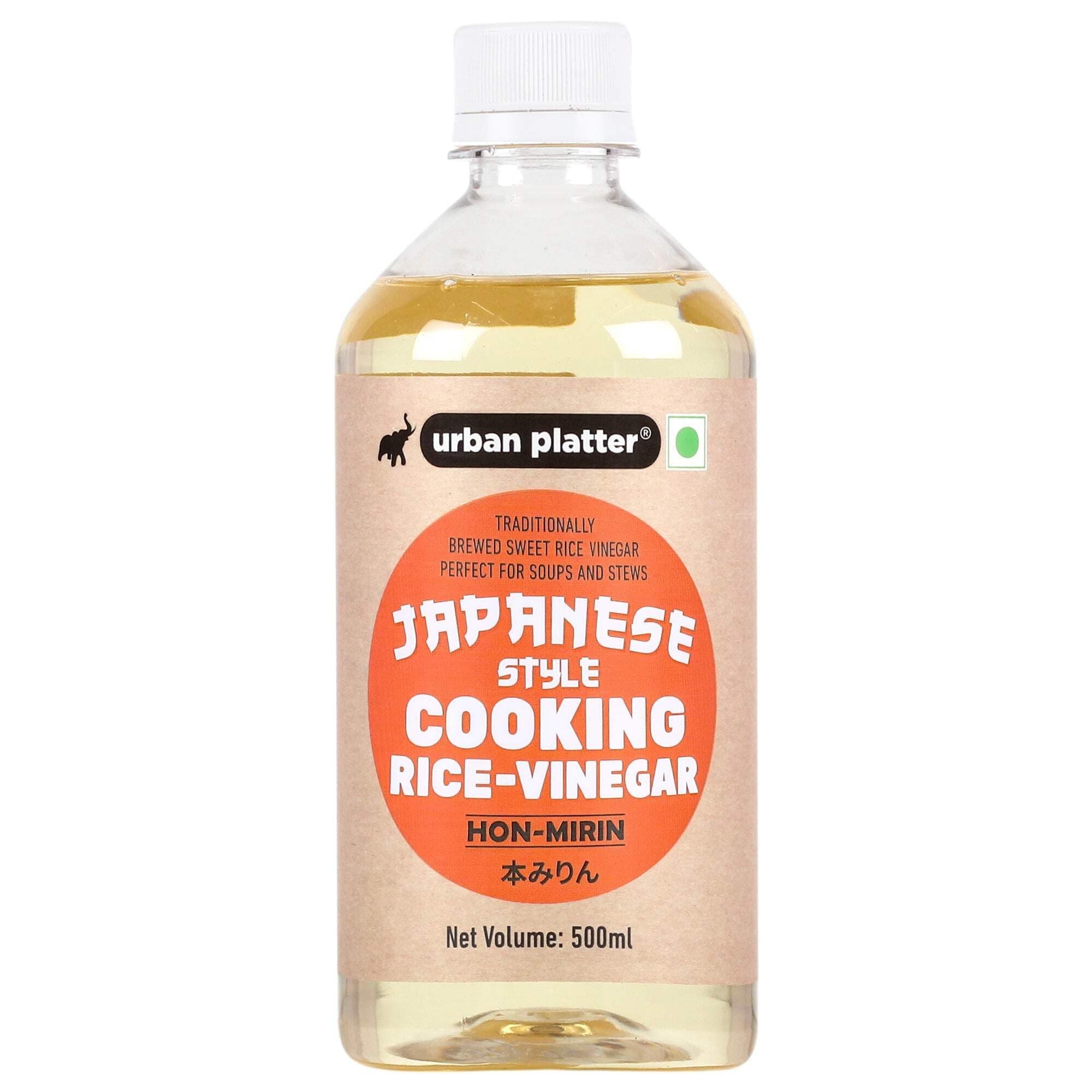 - Urban Platter Japanese Hon Mirin Cooking Seasoning, 500ml [Traditionally Brewed, Sweet Rice Hon Mirin, Perfect for Soups]