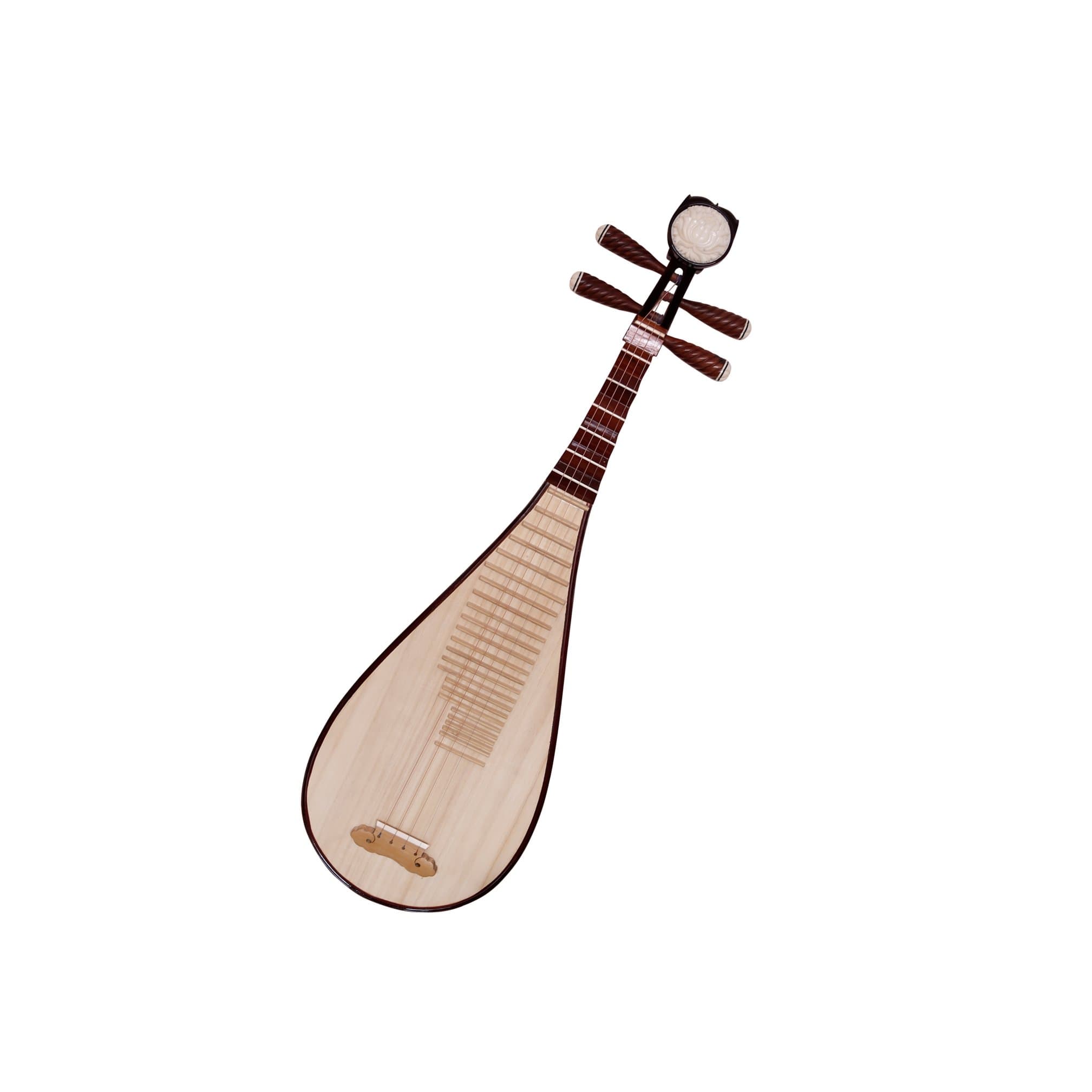 Hardwood Bone Flower Pipa Chinese Guitar / Lute for Children Chinese Traditional Stringed Instrument