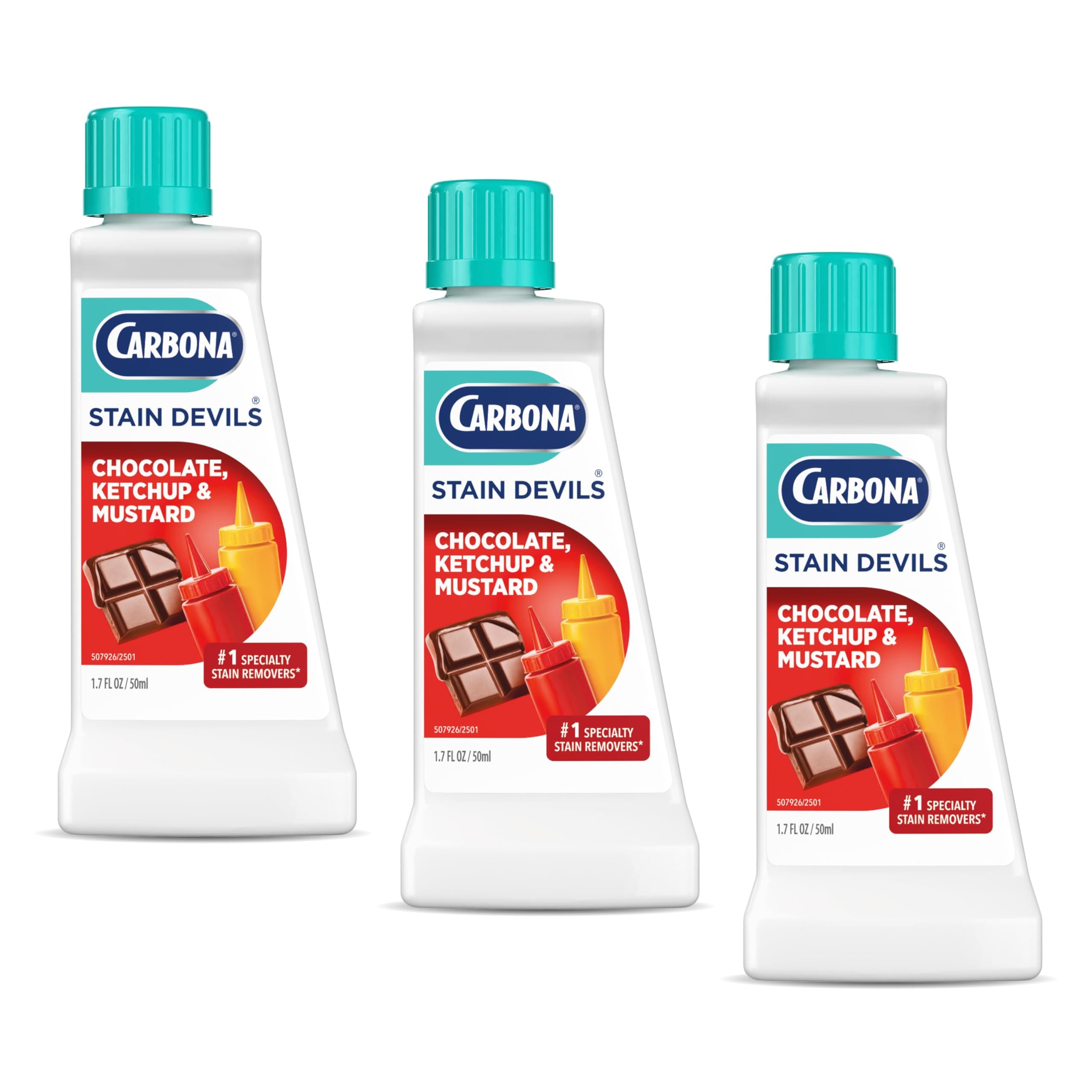 Carbona Stain Devils Formula 2 Stain Remover 1.7oz - 3 Pack
