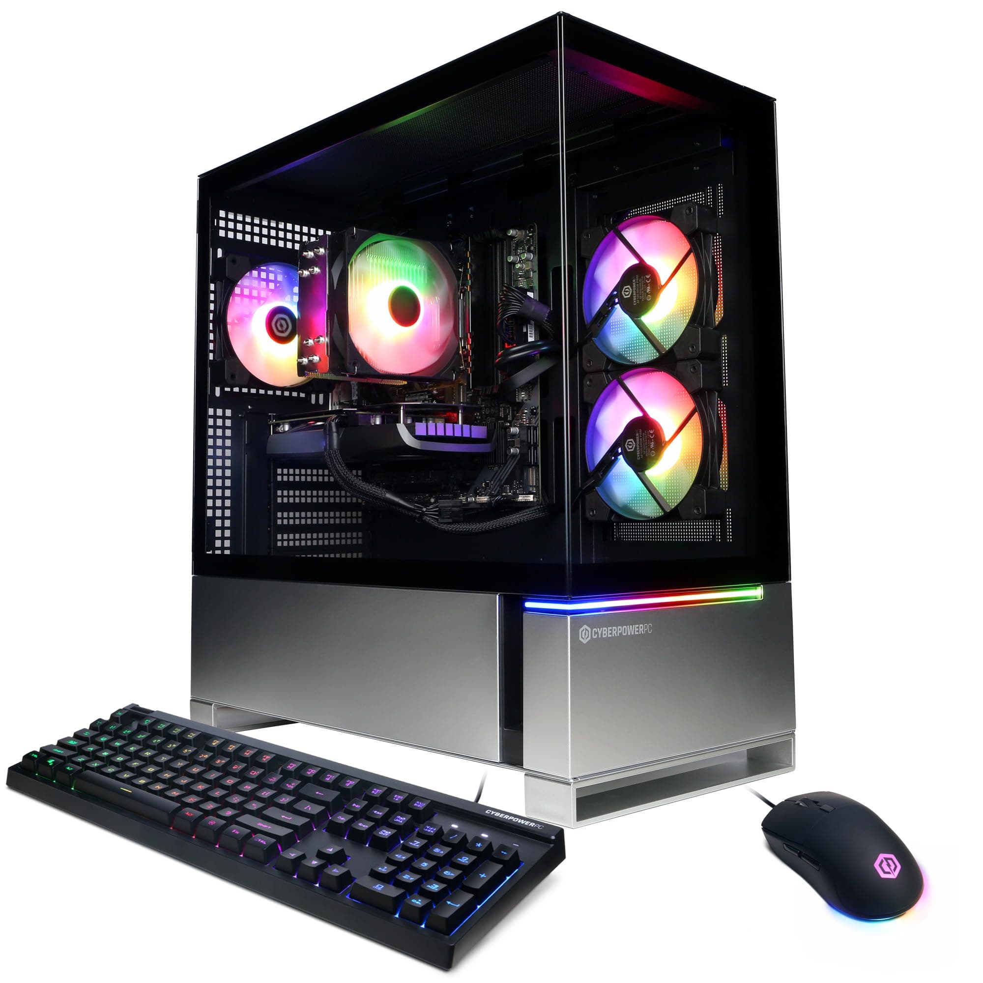 CYBERPOWERPC Gamer Master Gaming PC, AMD Ryzen 7 8700F 4.1GHz, GeForce RTX 4060 Ti 8GB, 16GB DDR5, 1TB PCIe Gen4 SSD, WiFi Compatible & Windows 11 Home (GMA2900A)