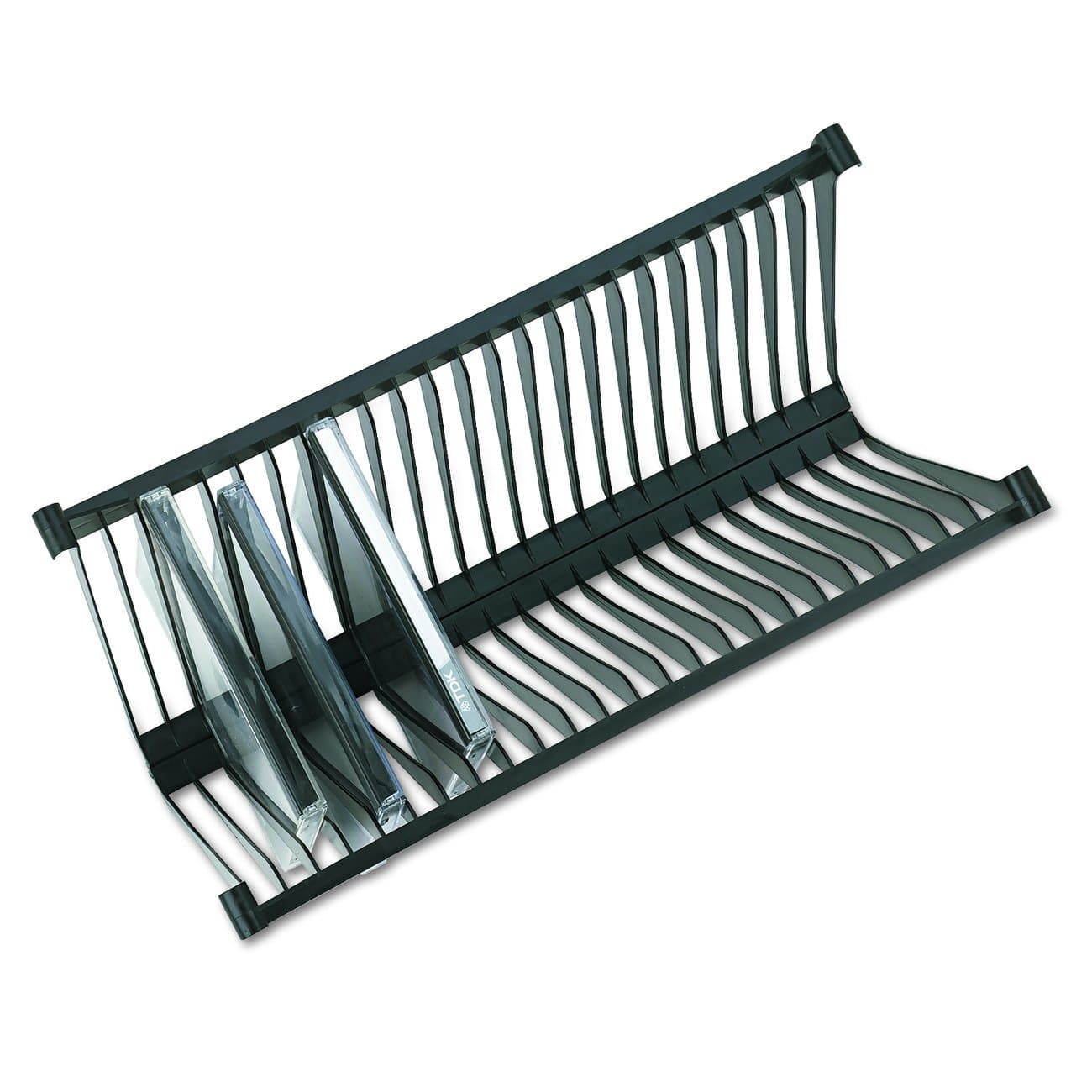 Master Stor-It Hide-A-Way Hanging CD File, 24-CD Capacity, Black