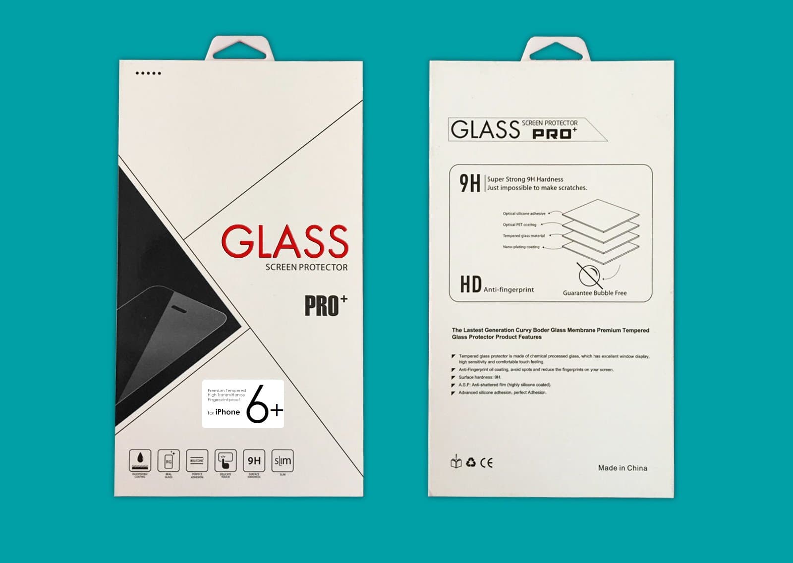 Tempered Glass Film Screen Protector for iPhone 6 Plus 5.5"